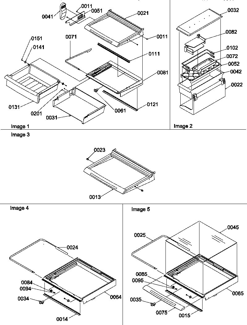 03 - DELI, SHELF, CRISPER ASSEMBLIES & ACS