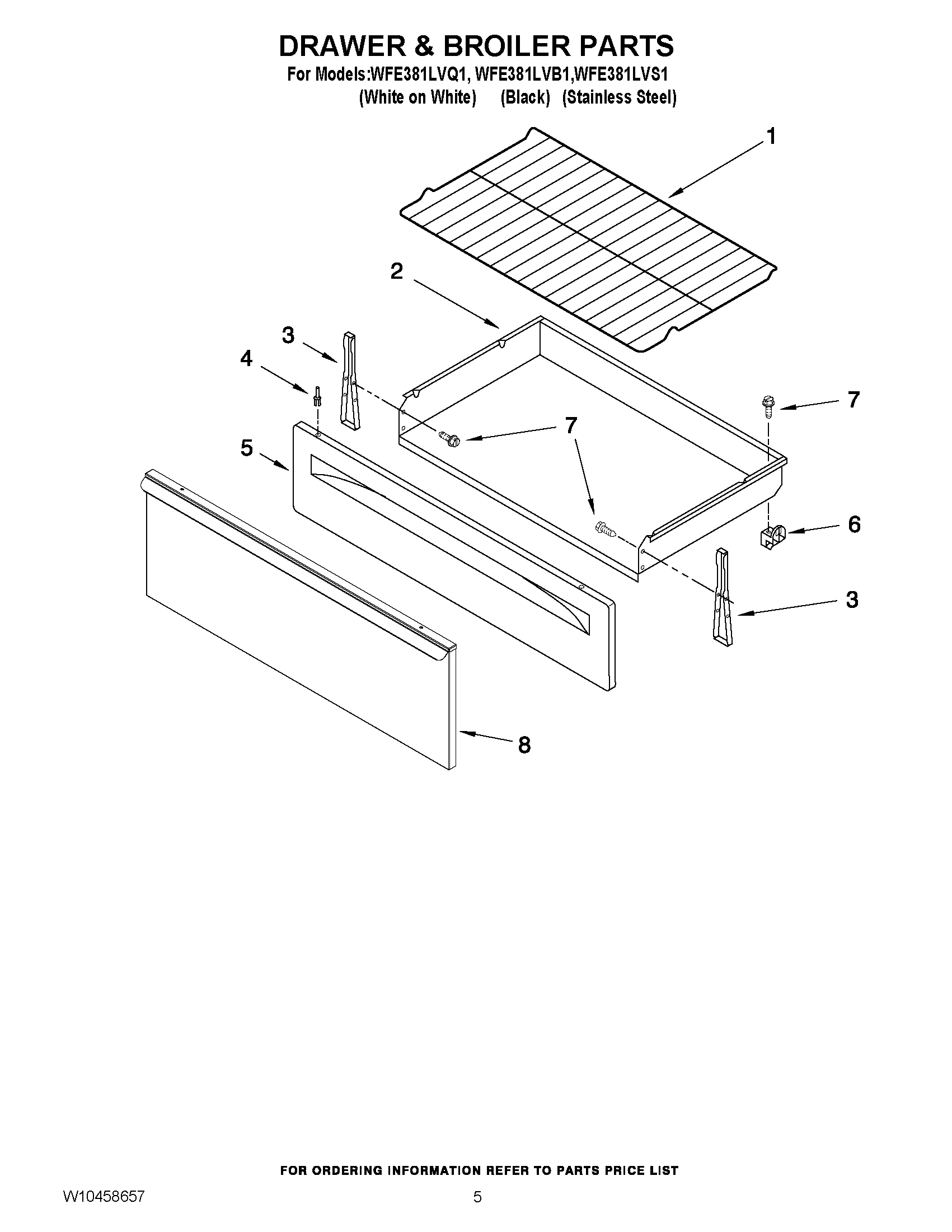 04 - DRAWER & BROILER PARTS
