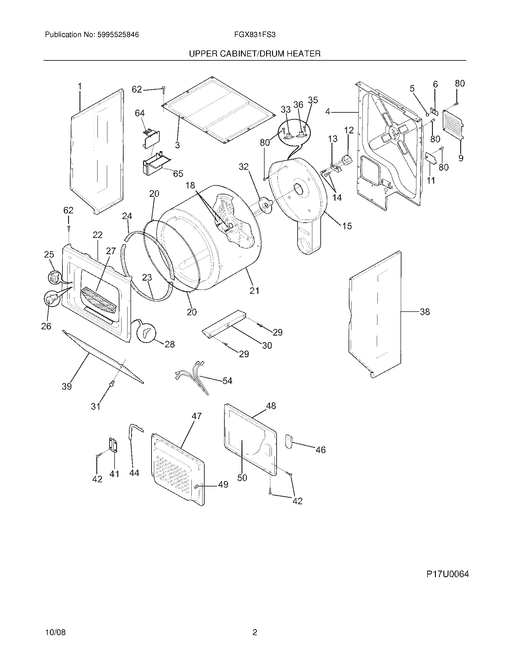 03 - UPPER CABINET/DRUM HEATER