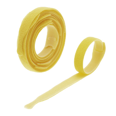 Cable Tie Velcro Yellow 12" 10