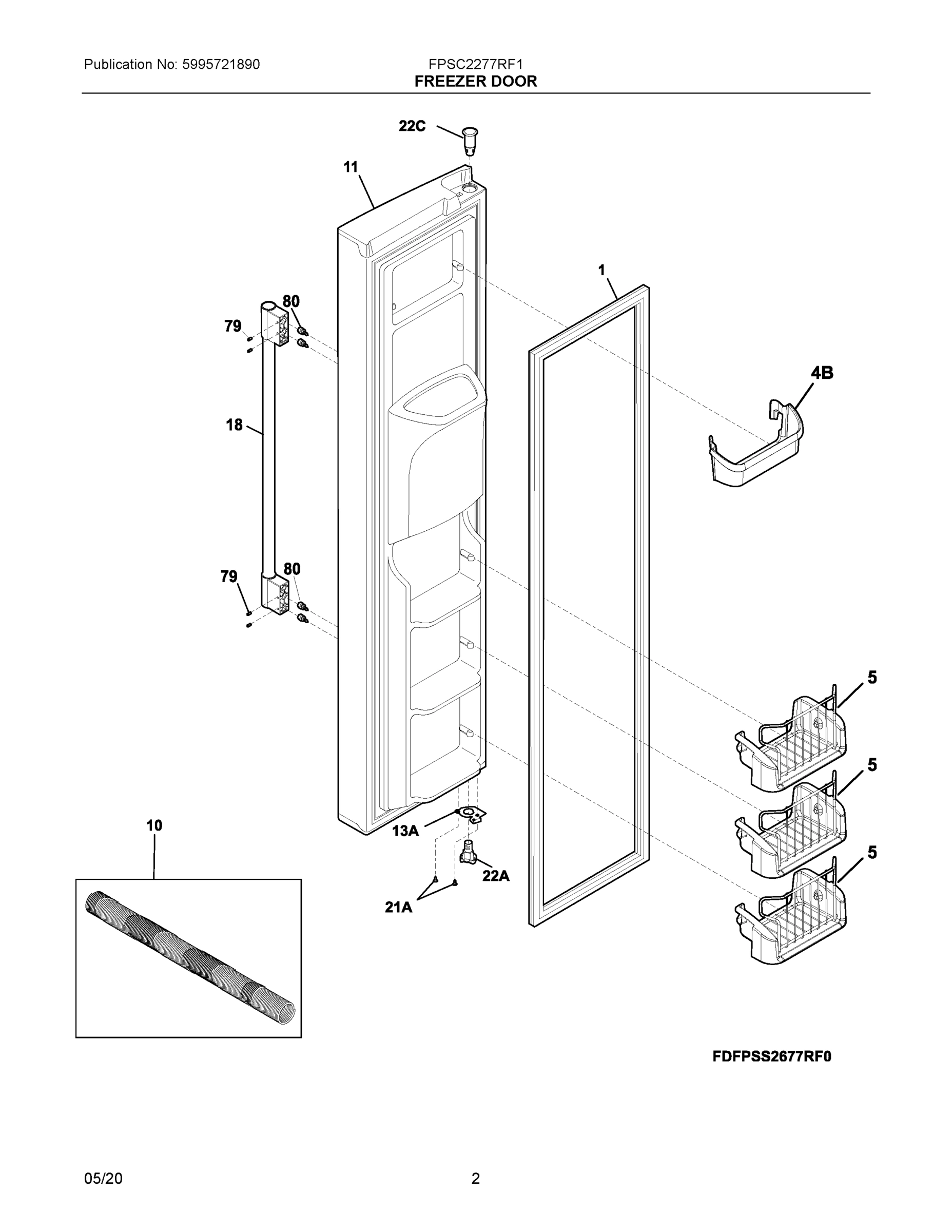 02 - FREEZER DOOR