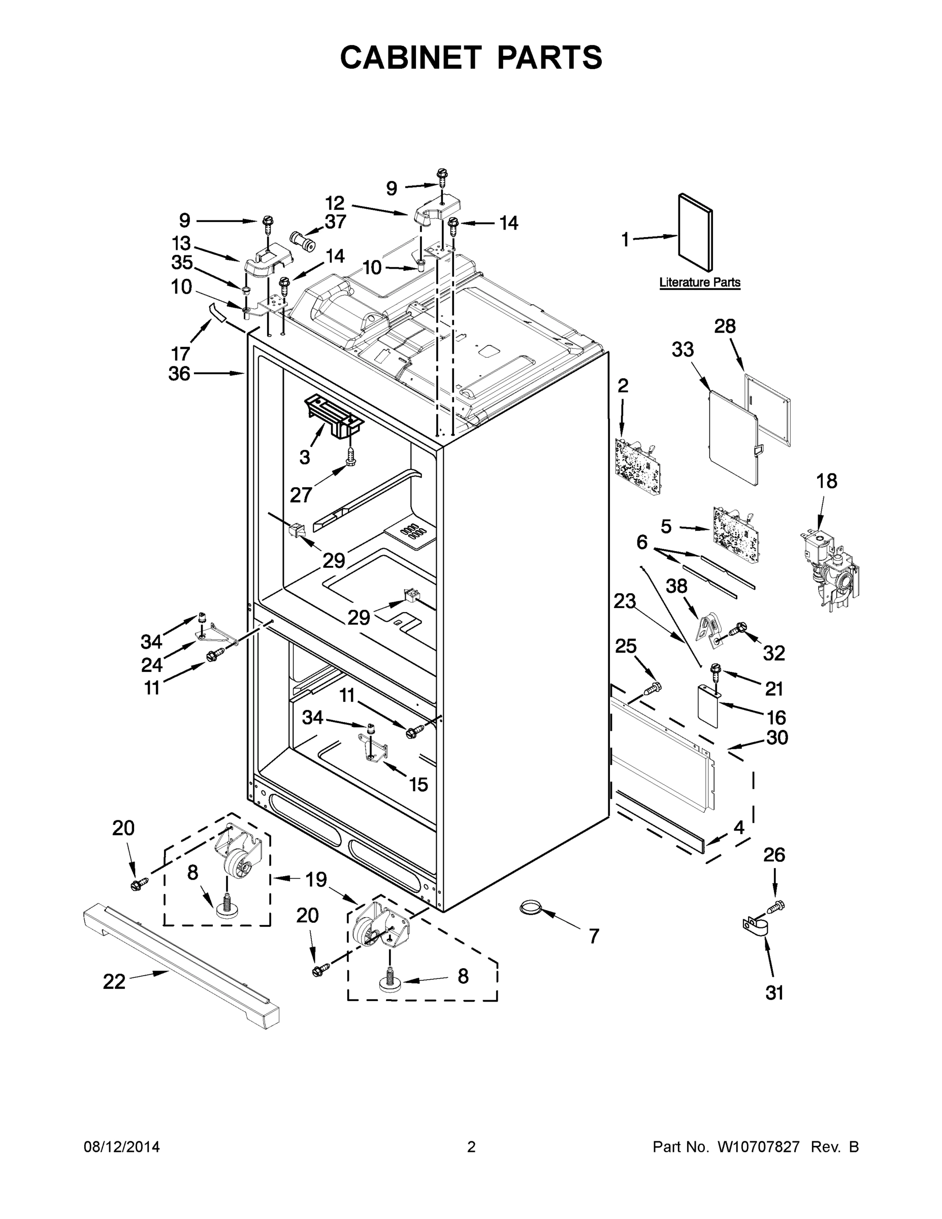 02 - CABINET PARTS