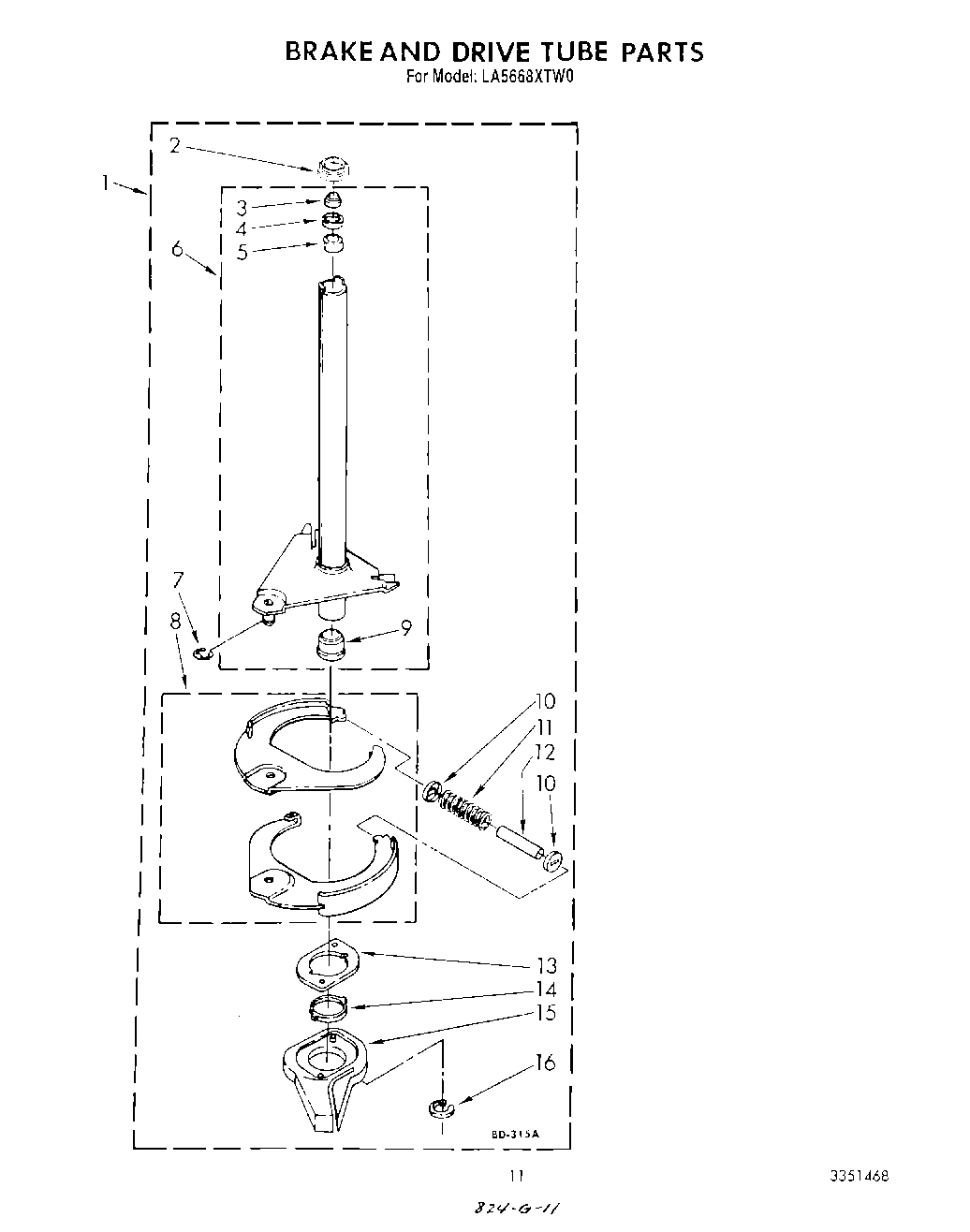 09 - BRAKE AND DRIVE TUBE