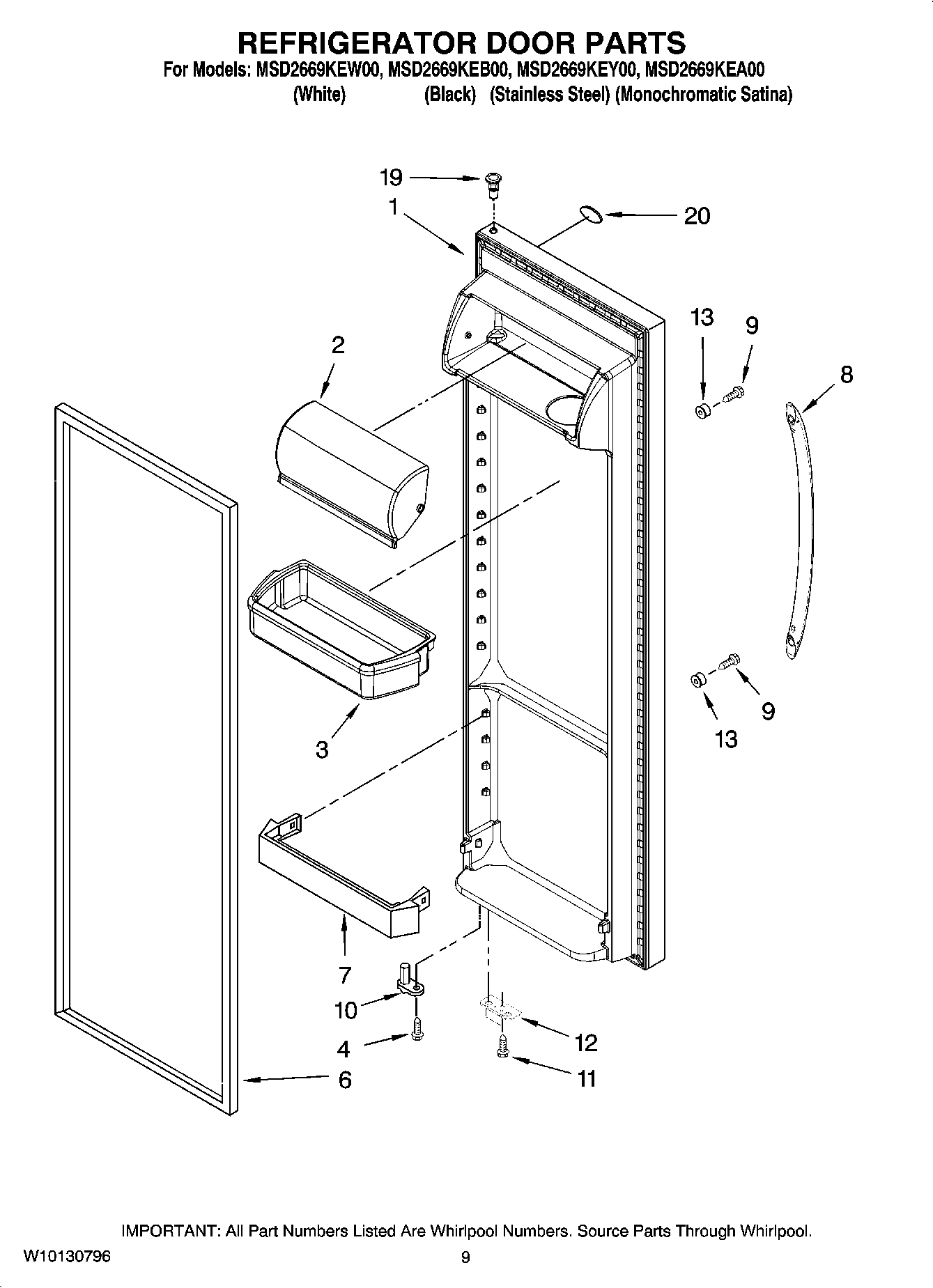 06 - REFRIGERATOR DOOR PARTS