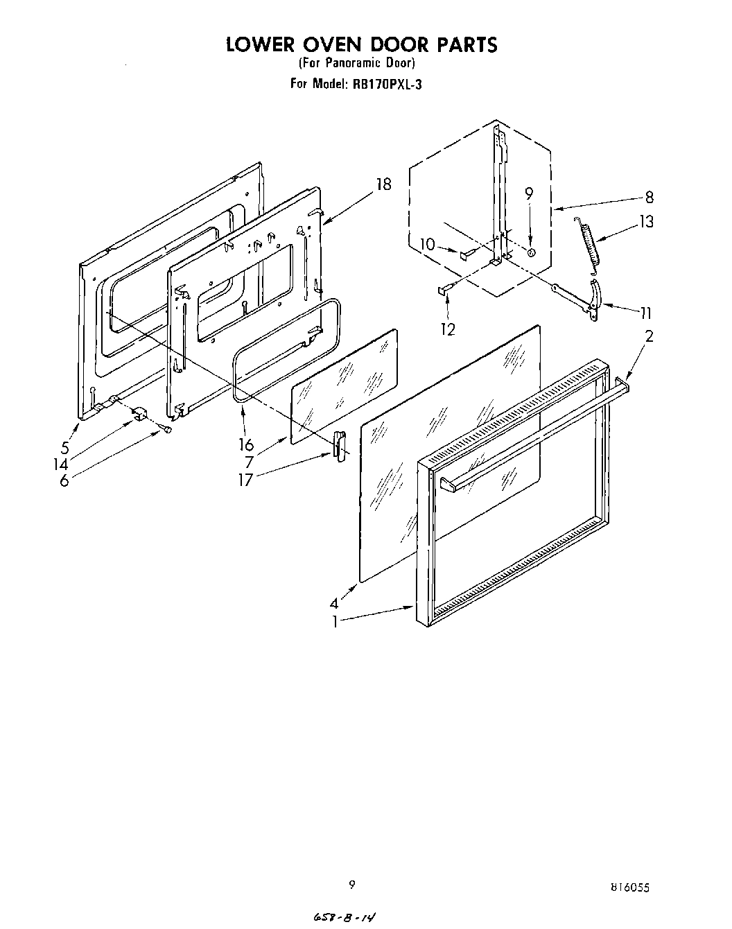 06 - LOWER OVEN DOOR