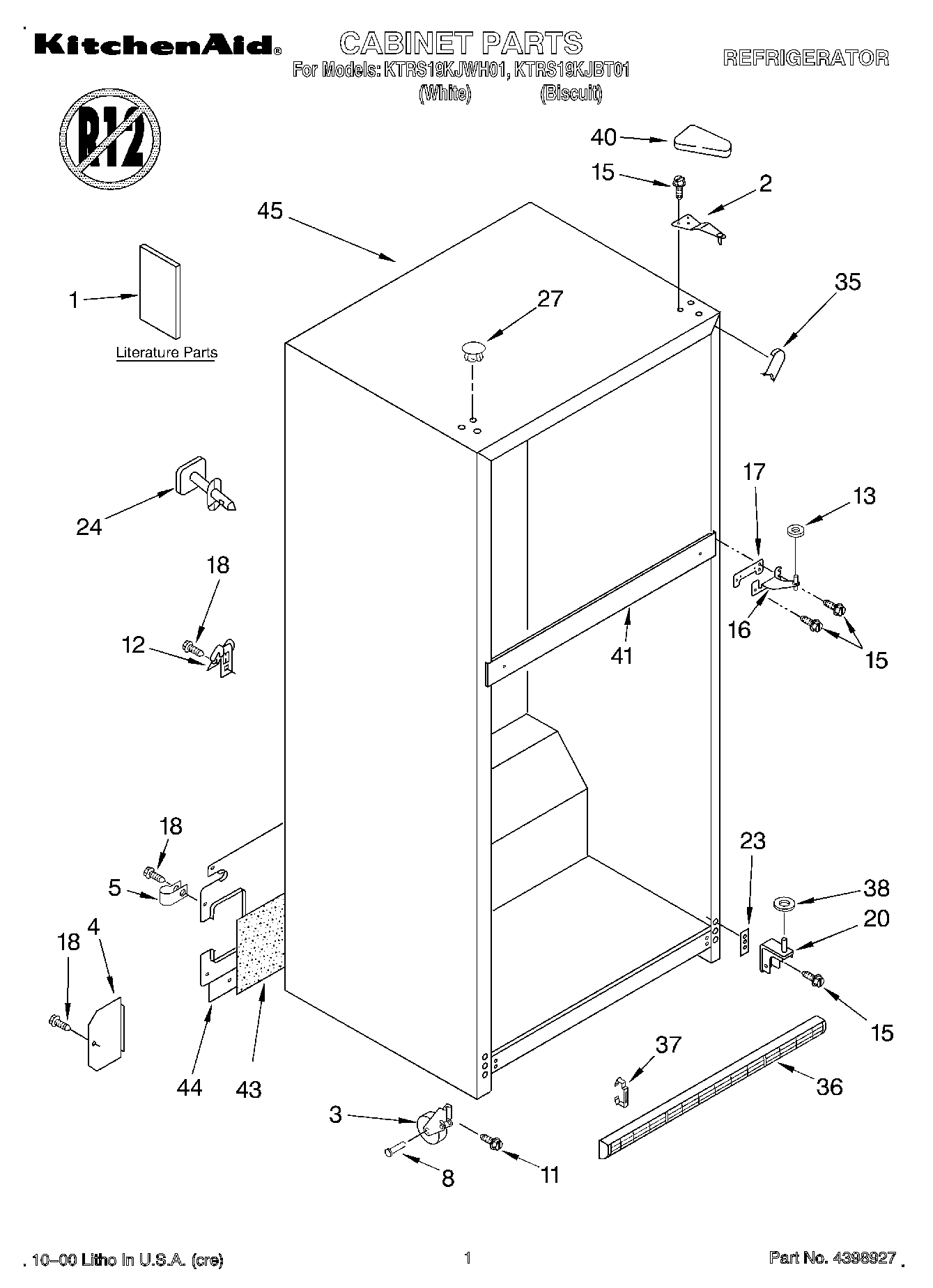 01 - CABINET, LITERATURE