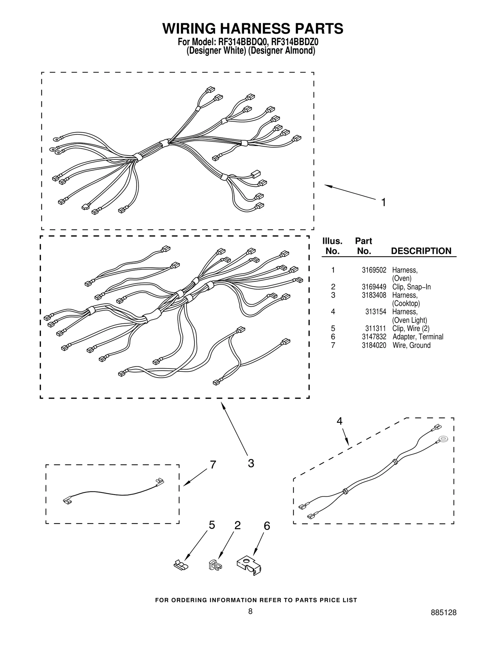 WIRING HARNESS PARTS