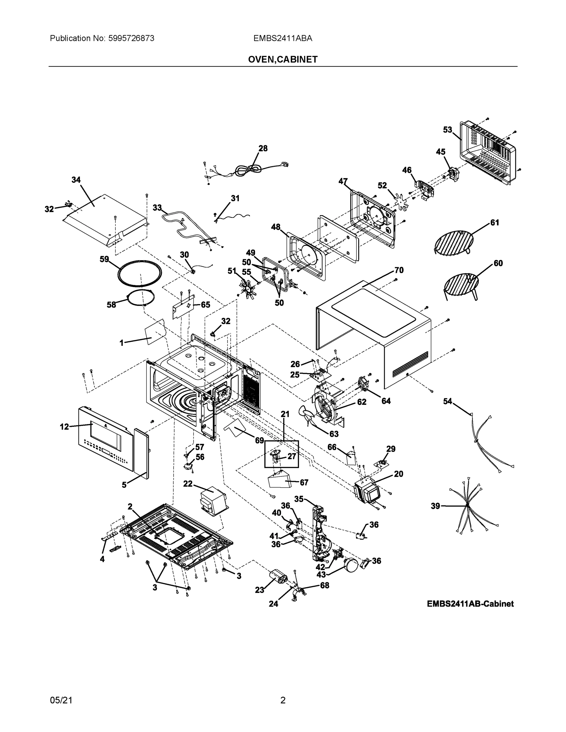 02 - OVEN,CABINET