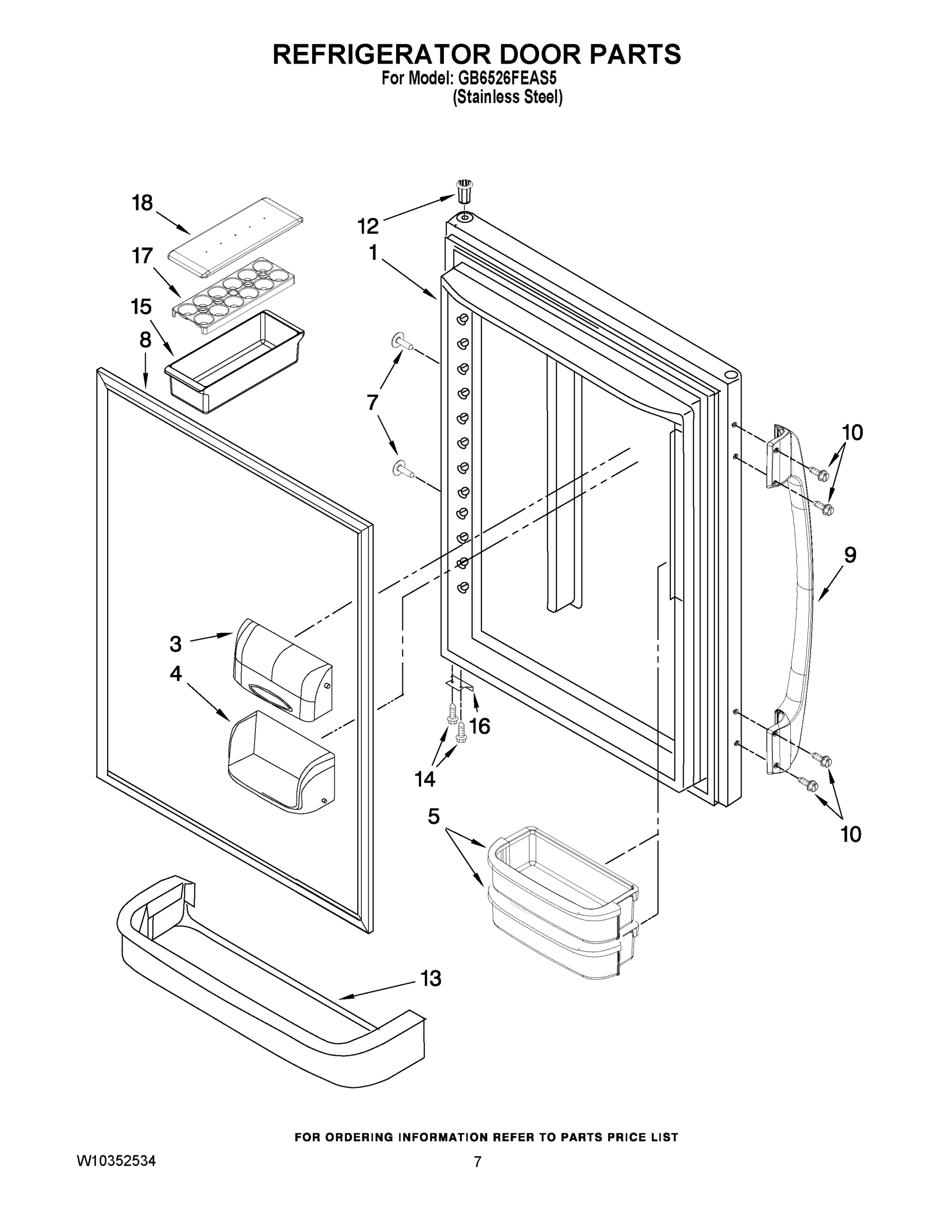 04 - REFRIGERATOR DOOR PARTS