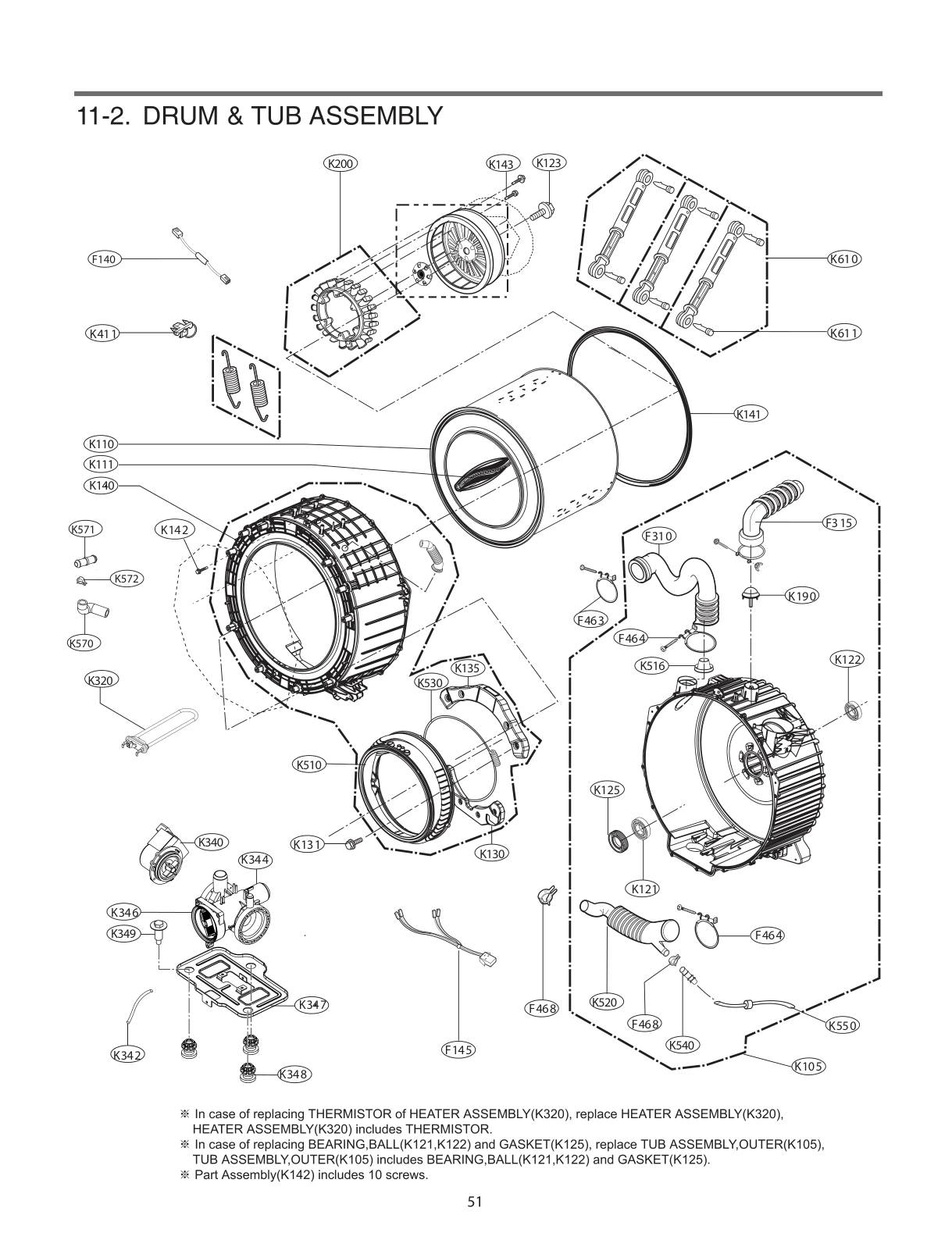 DRUM & TUB ASSEMBLY