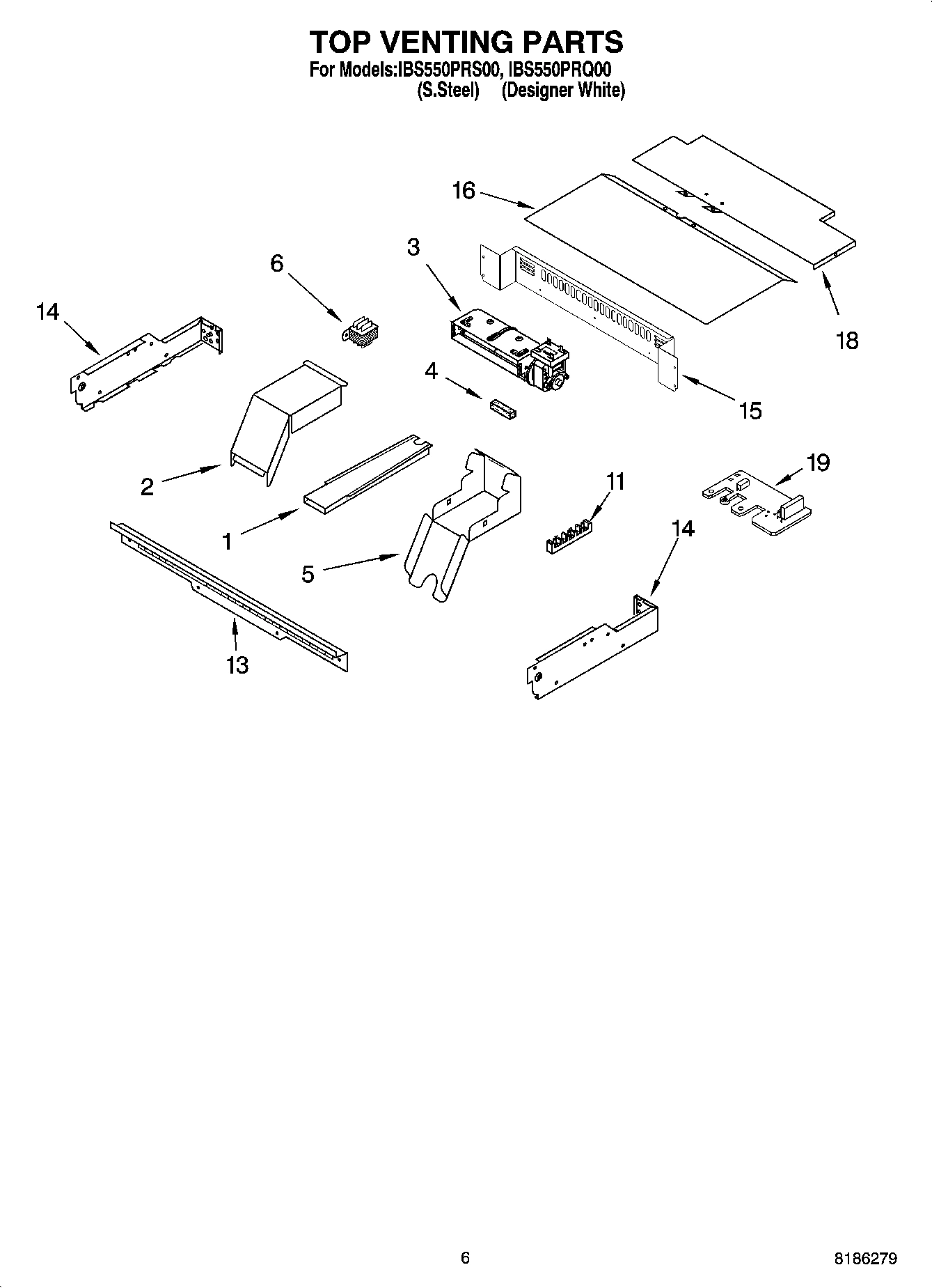 05 - TOP VENTING PARTS, OPTIONAL PARTS