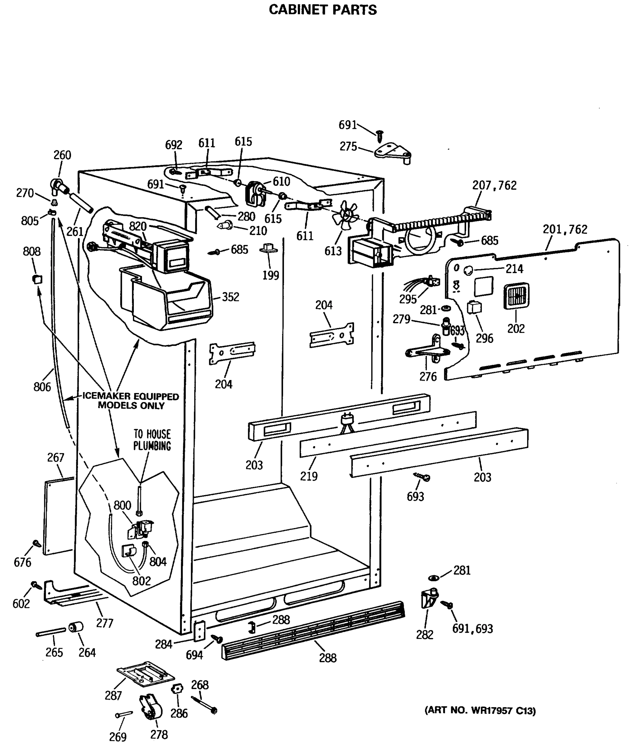 CABINET PARTS