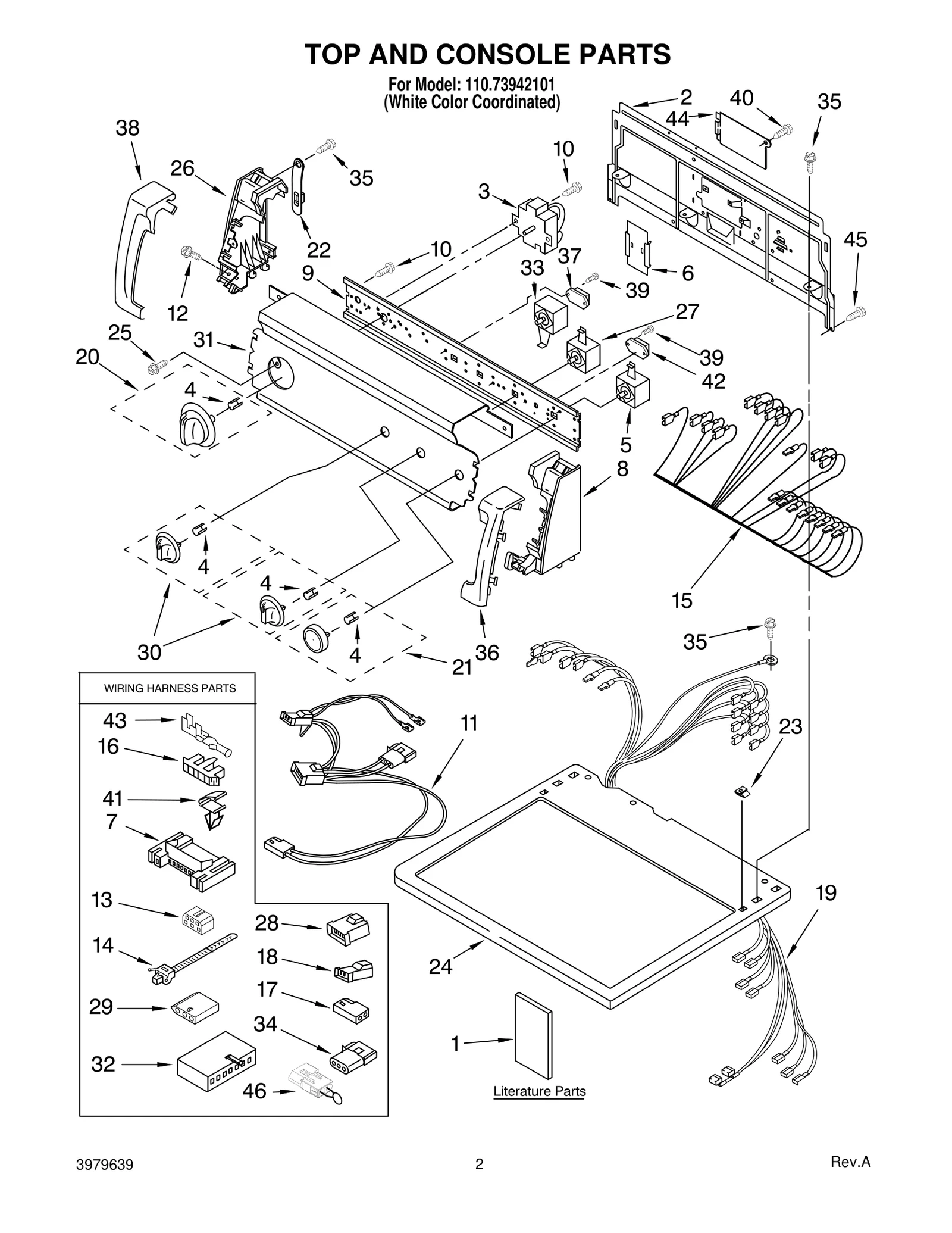 TOP AND CONSOLE PARTS