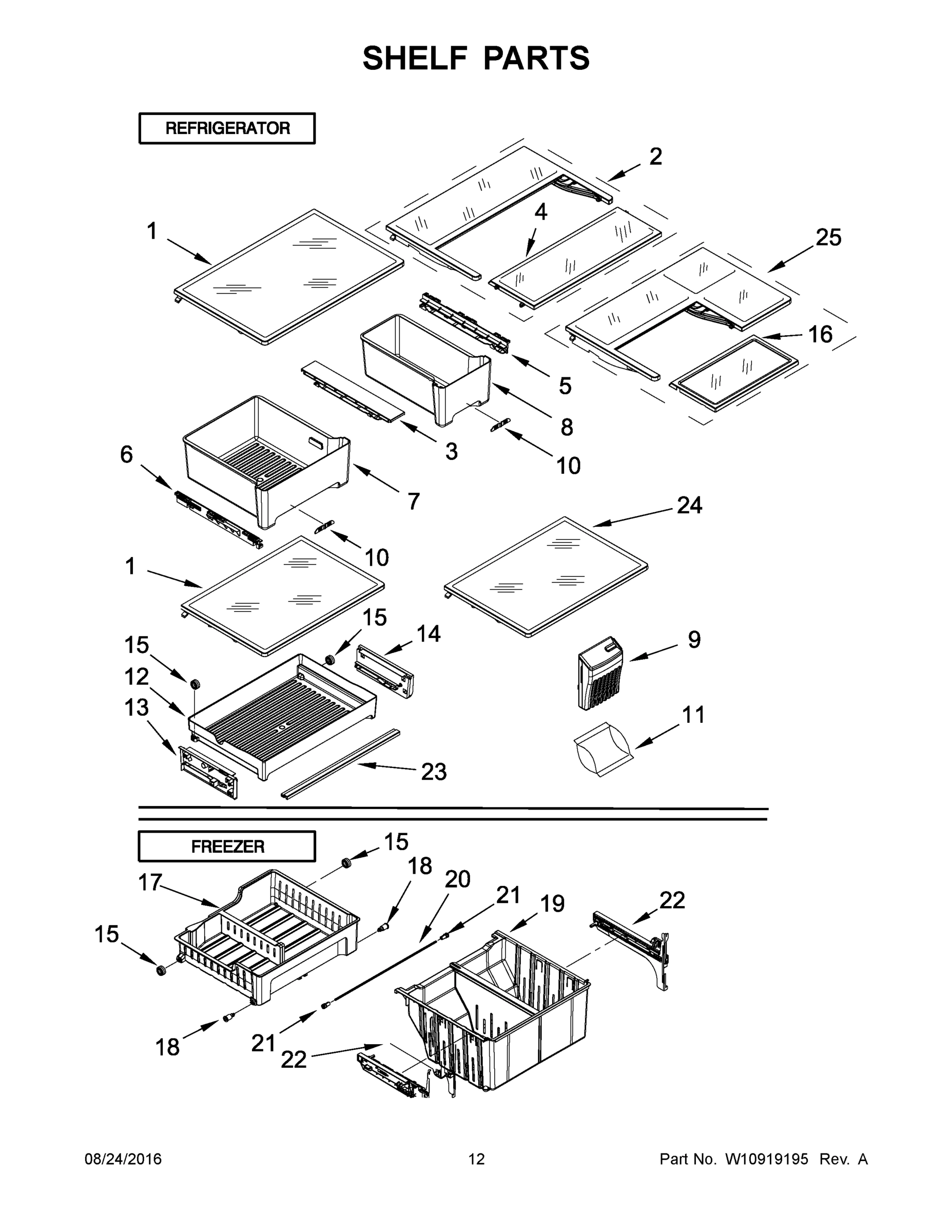 07 - SHELF PARTS