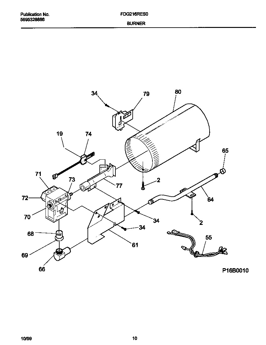 06 - P16B0010 BURNER,VALVE