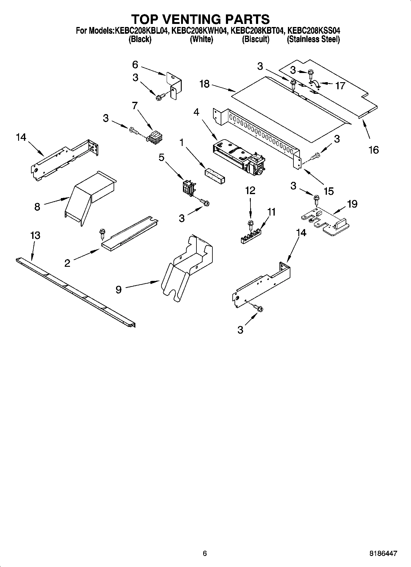 05 - TOP VENTING PARTS, OPTIONAL PARTS