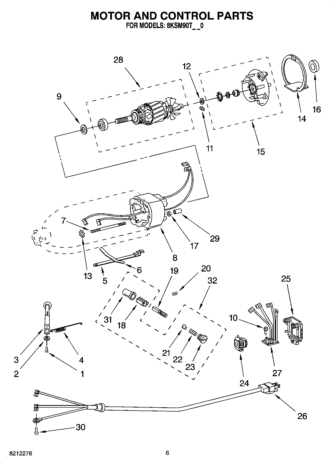 03 - MOTOR AND CONTROL PARTS