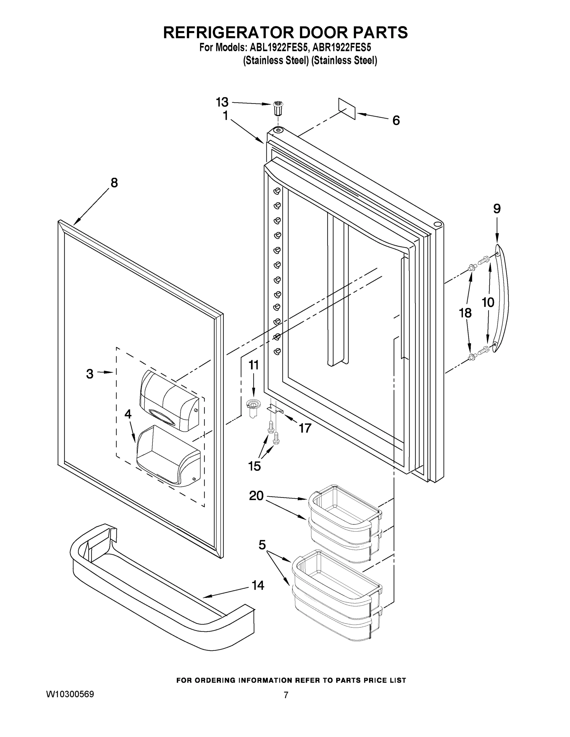 04 - REFRIGERATOR DOOR PARTS