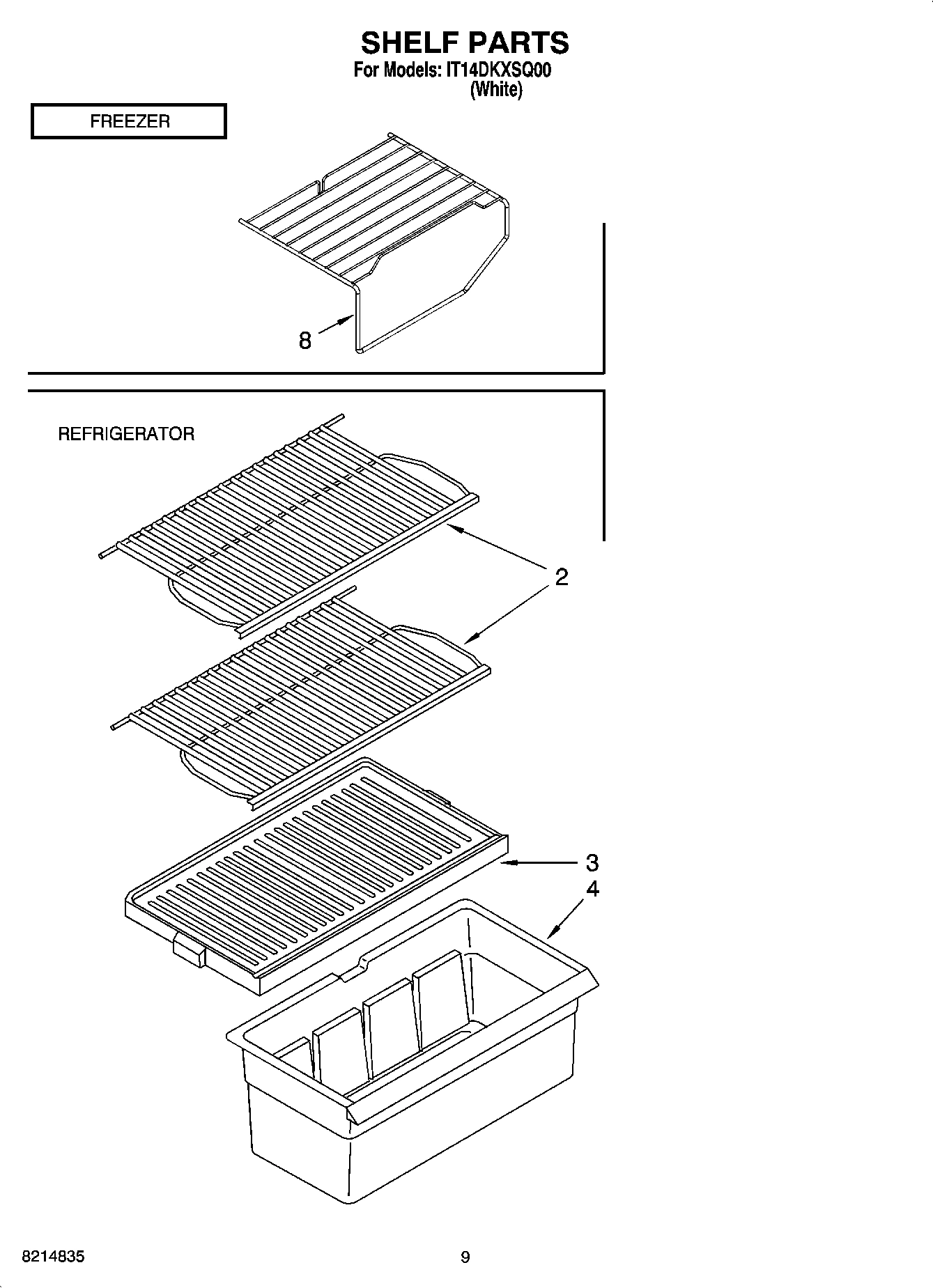 05 - SHELF PARTS, OPTIONAL PARTS