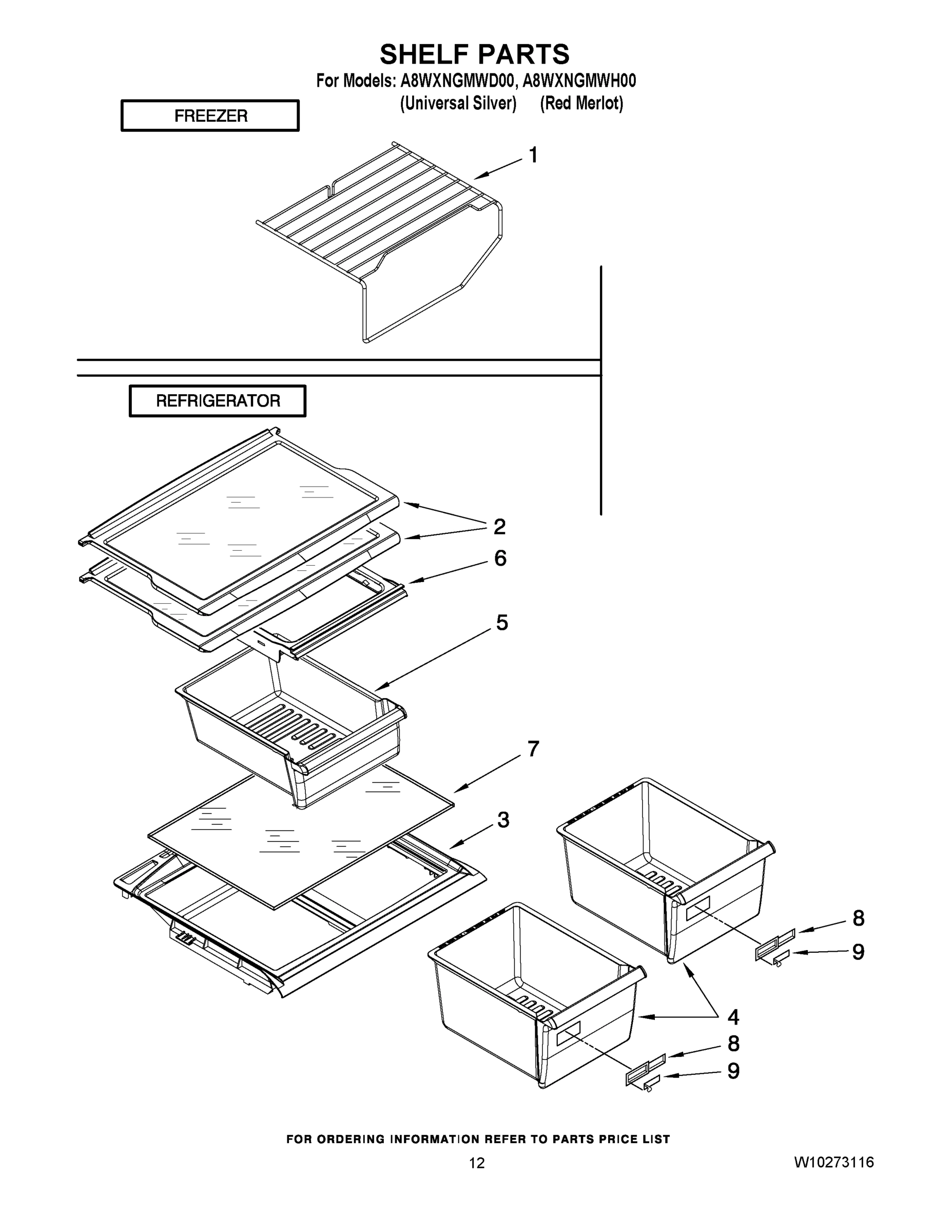 07 - SHELF PARTS