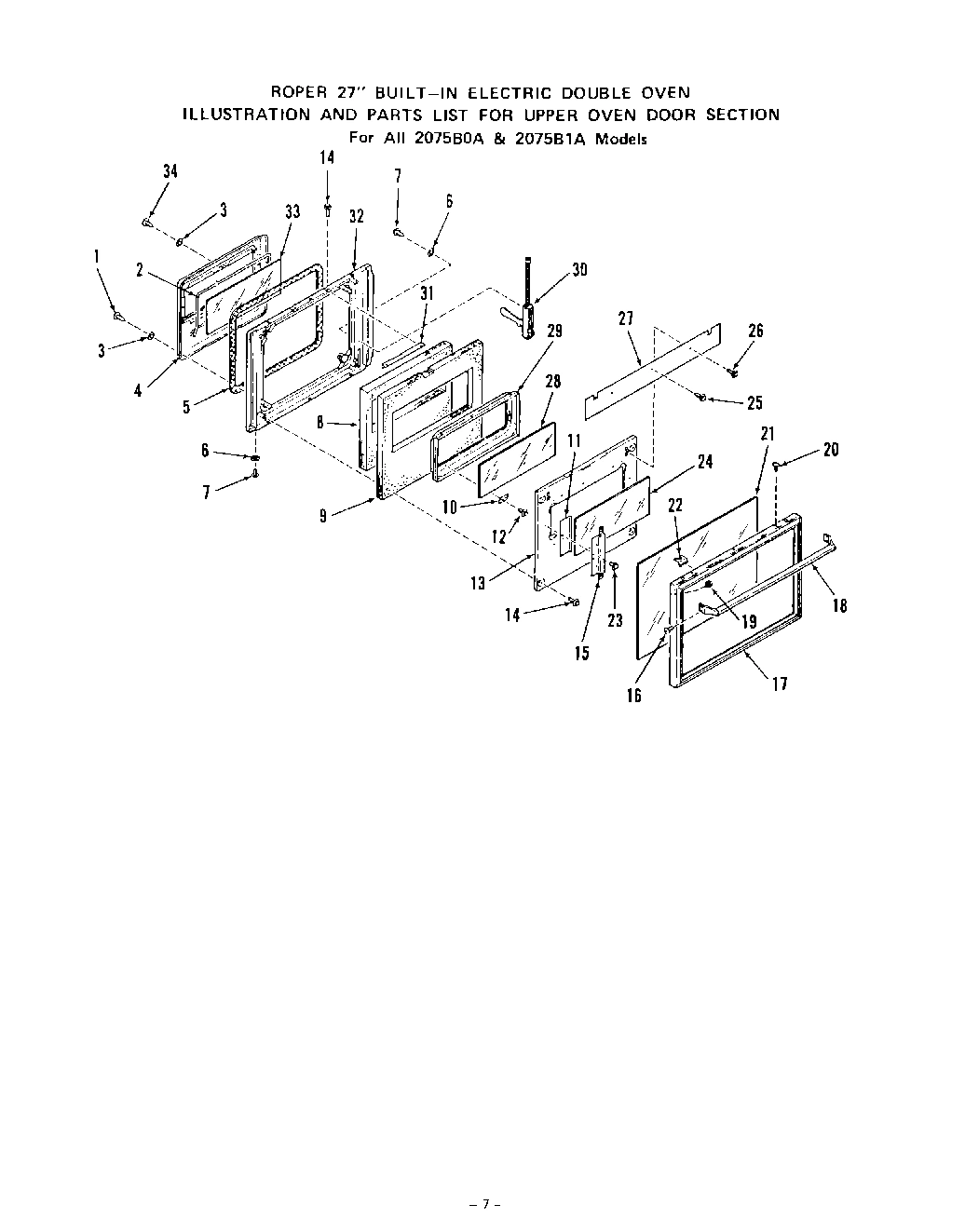 06 - UPPER OVEN DOOR
