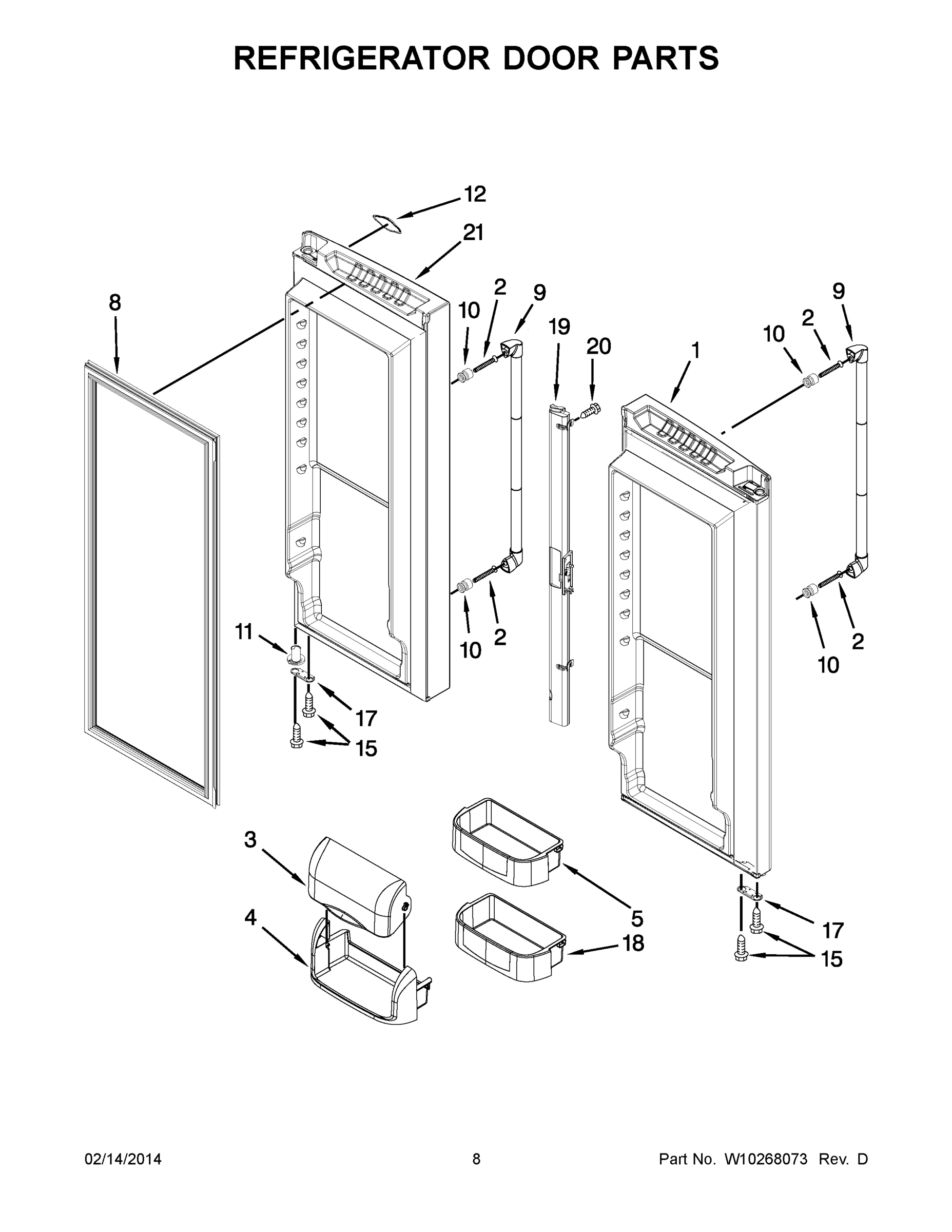 05 - REFRIGERATOR DOOR PARTS