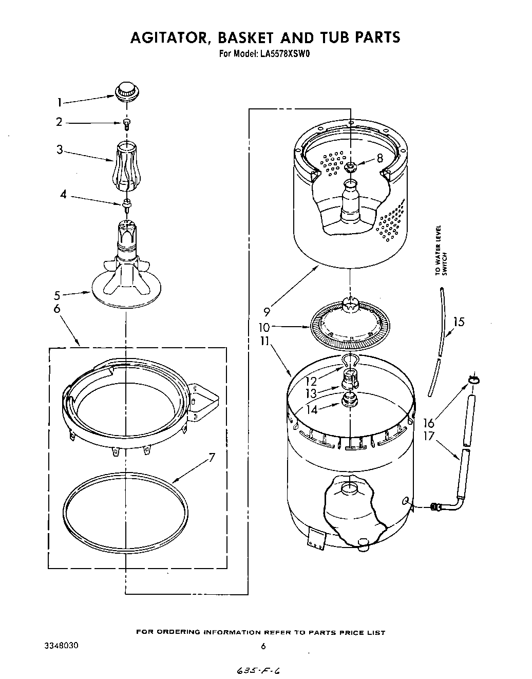 04 - AGITATOR, BASKET AND TUB