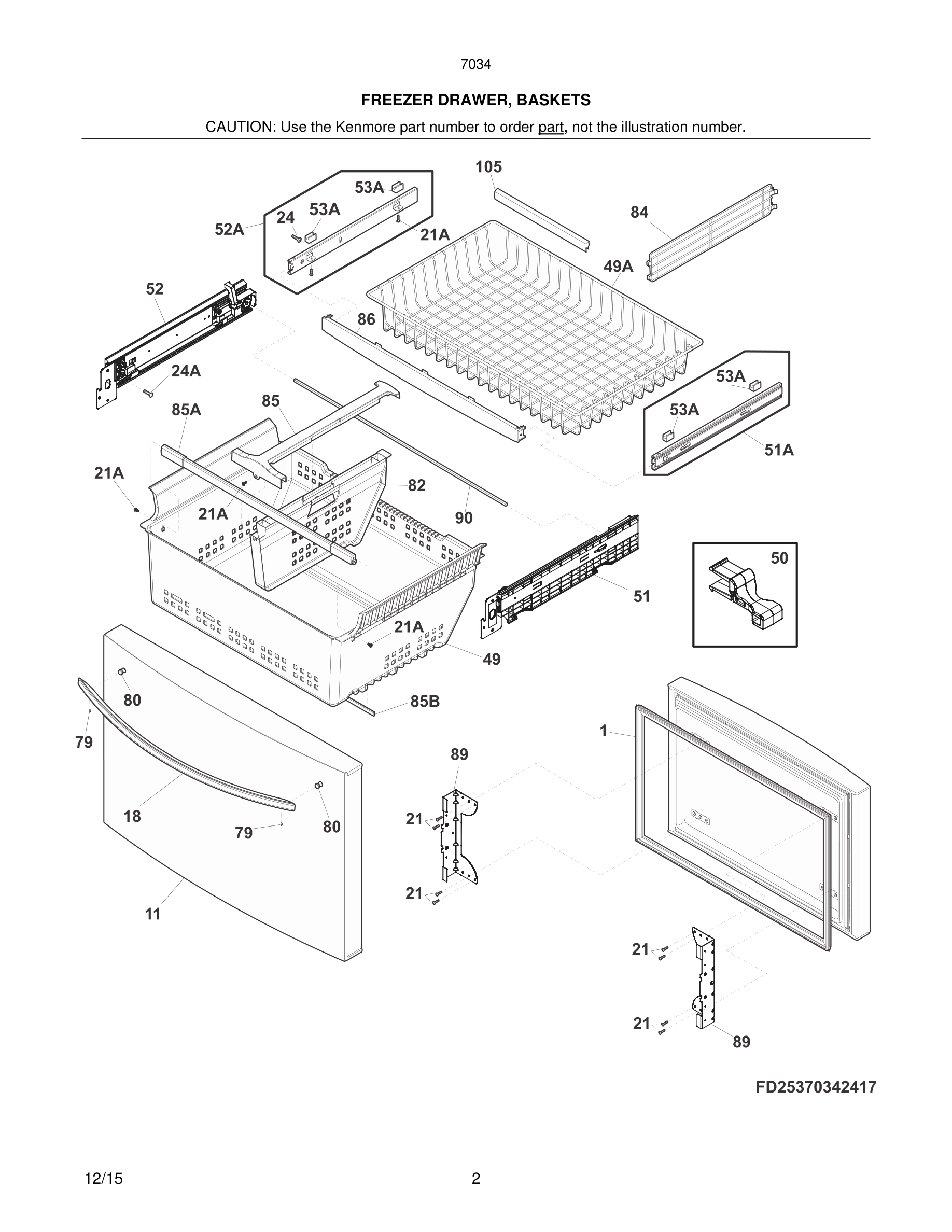 03 - FREEZER DRAWER, BASKETS