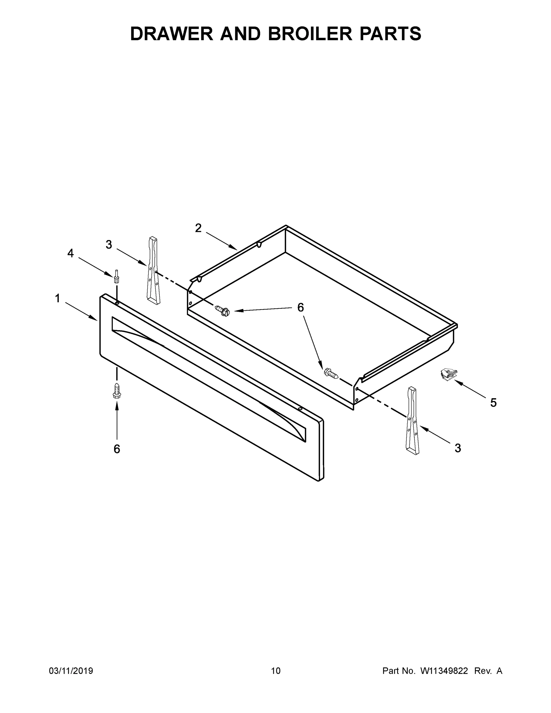 06 - DRAWER AND BROILER PARTS