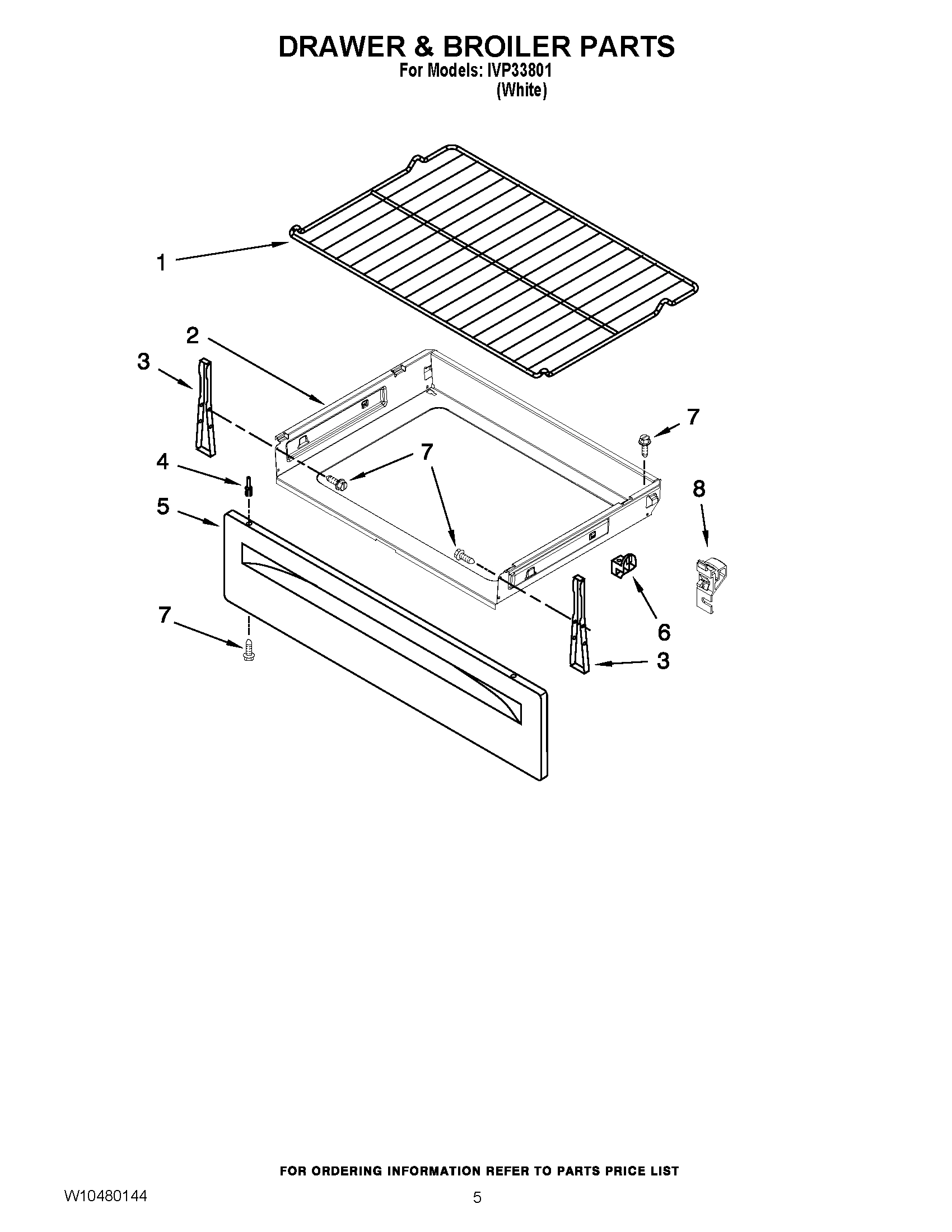 04 - DRAWER & BROILER PARTS