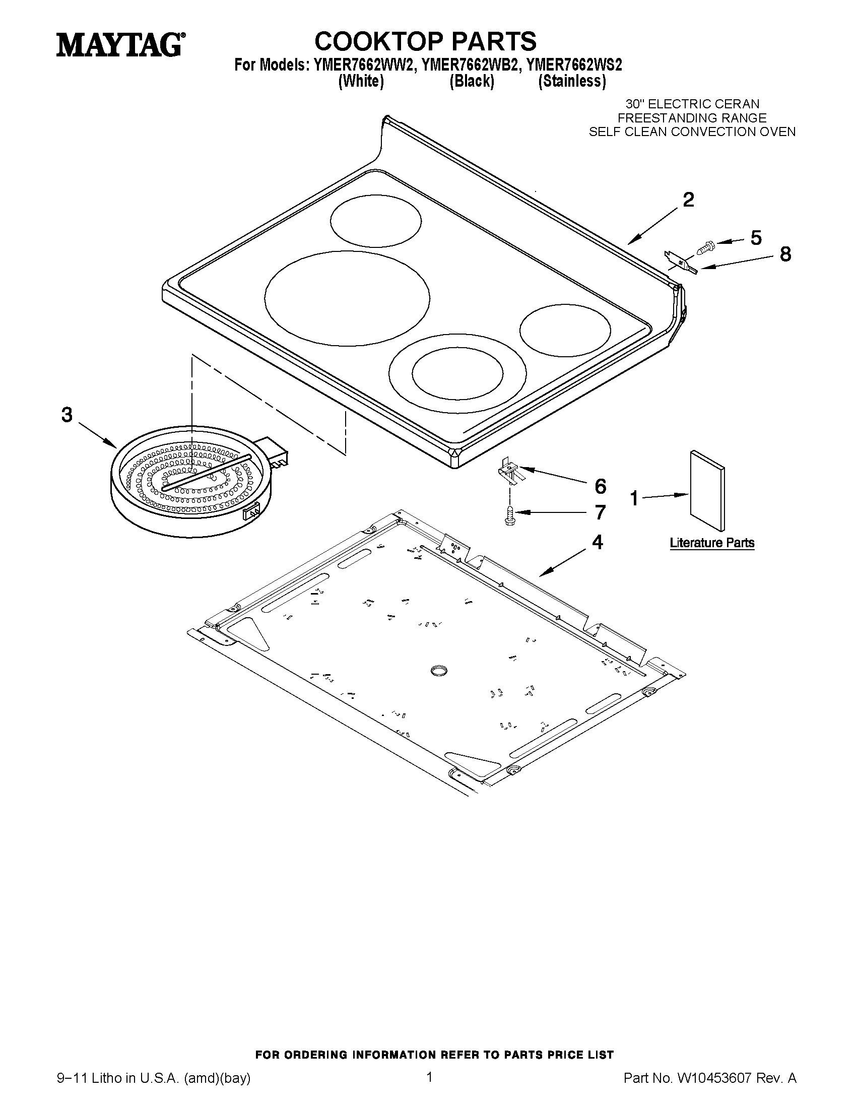 01 - COOKTOP PARTS