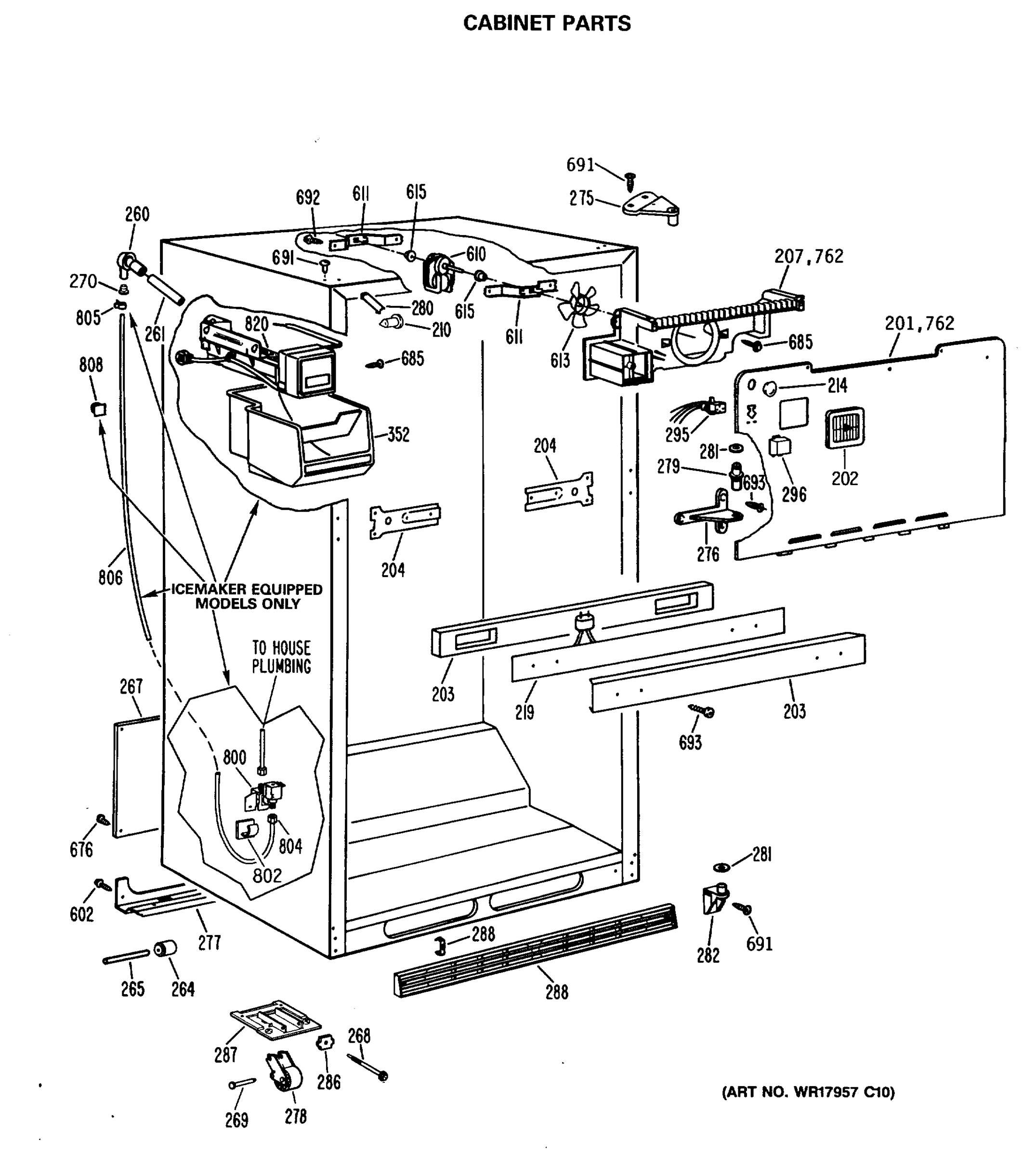 CABINET PARTS