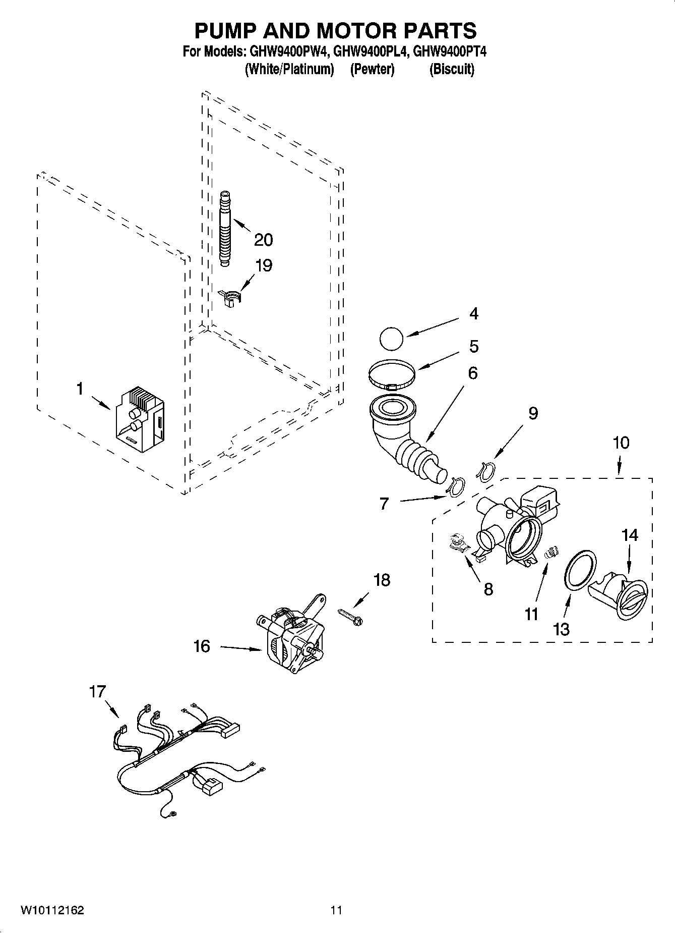 06 - PUMP AND MOTOR PARTS, OPTIONAL PARTS (NOT INCLUDED)
