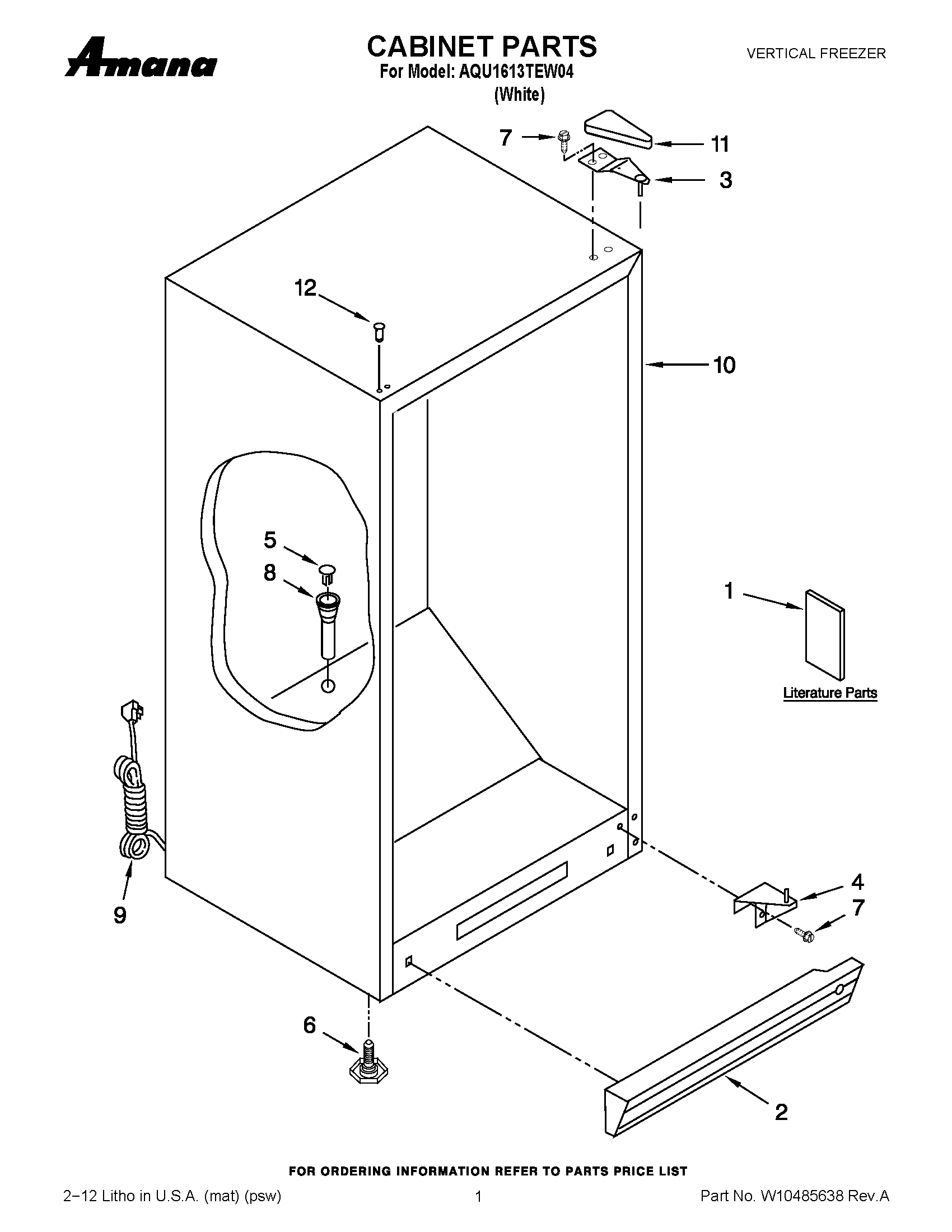 01 - CABINET PARTS