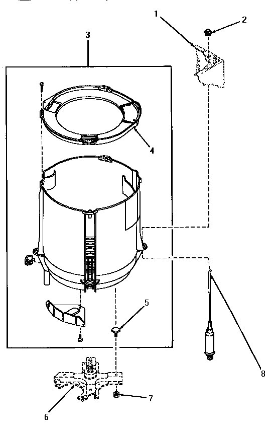 09 - OUTER TUB AND SNUBBER ASSY