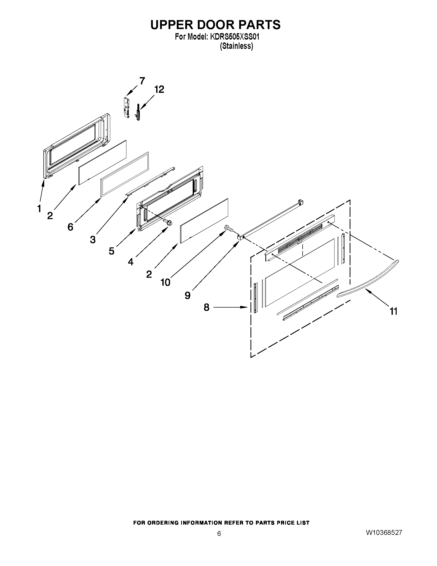 05 - UPPER DOOR PARTS