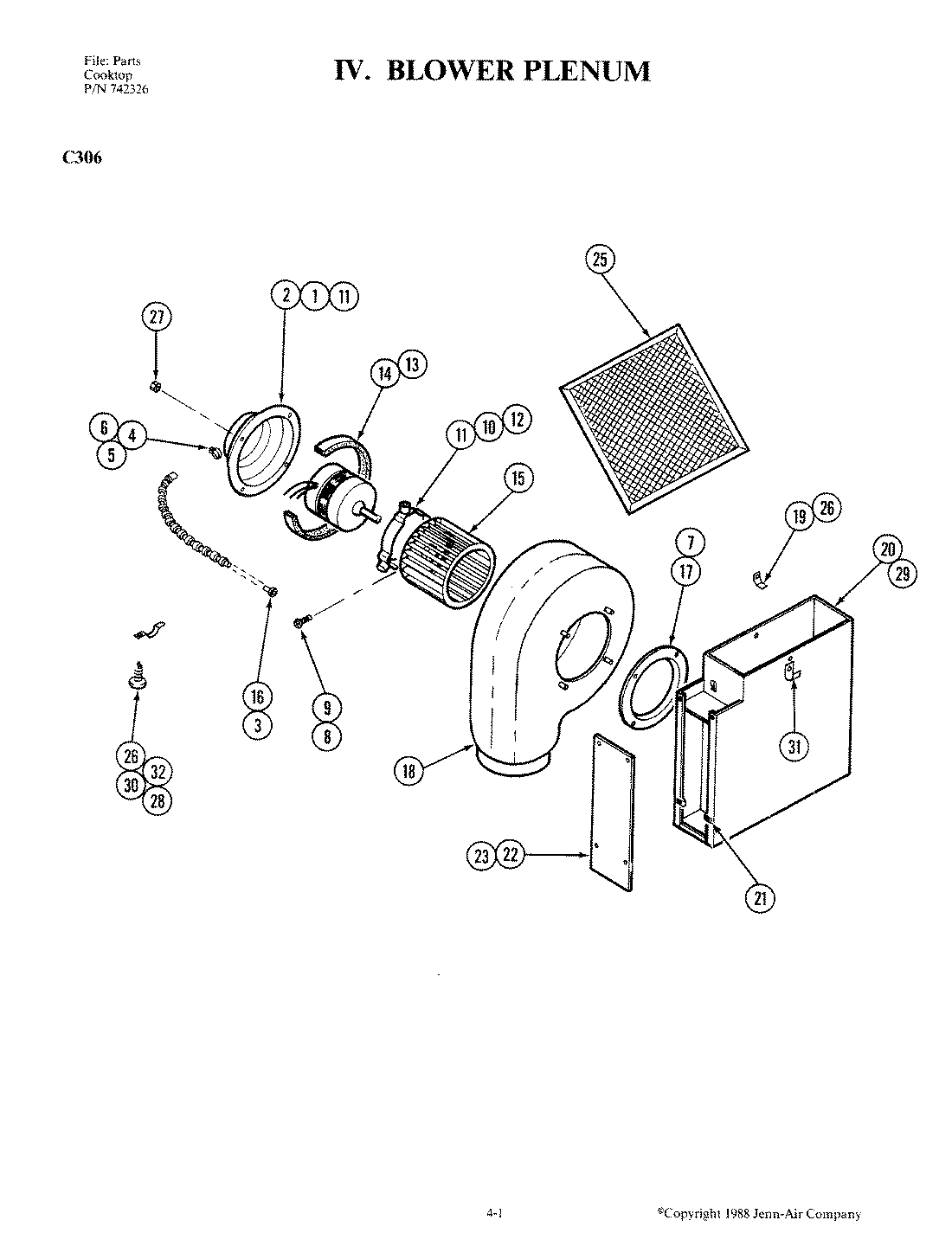01 - BLOWER PLENUM (C306)