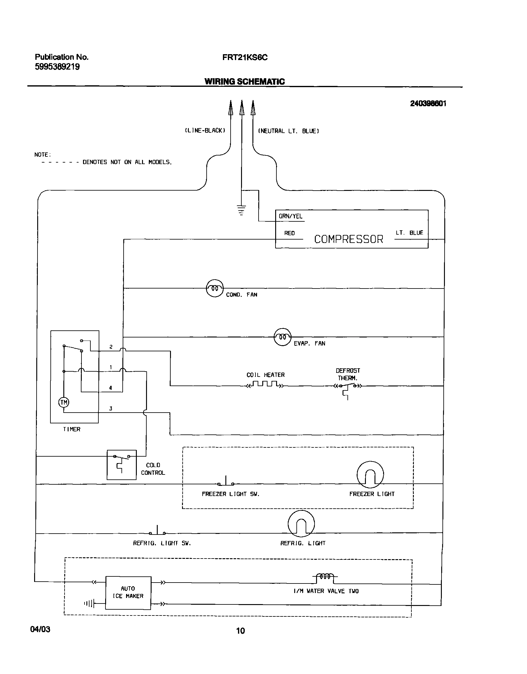 10 - WIRING SCHEMATIC