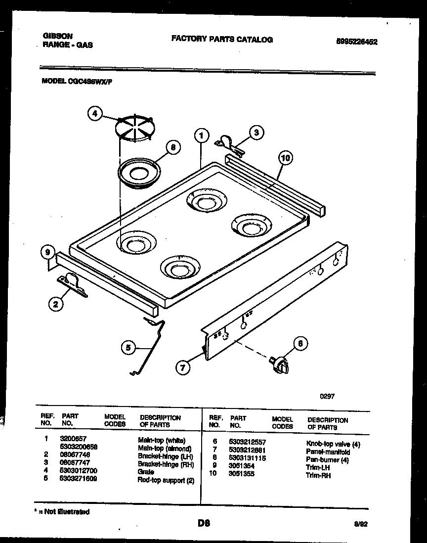 03 - COOKTOP PARTS