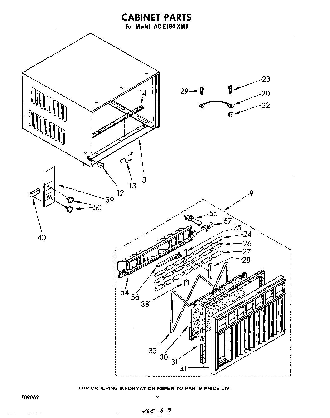 02 - CABINET PARTS