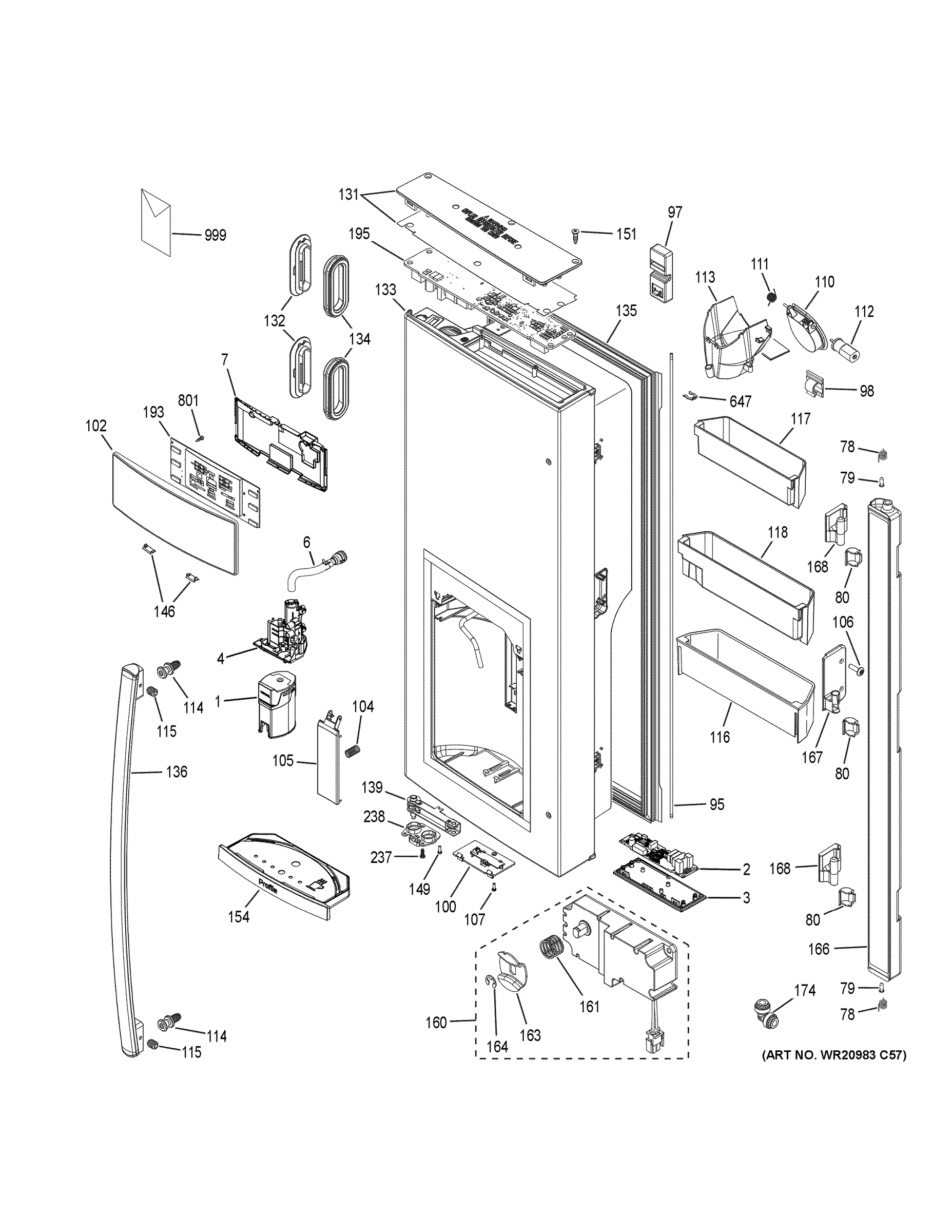 DISPENSER DOOR