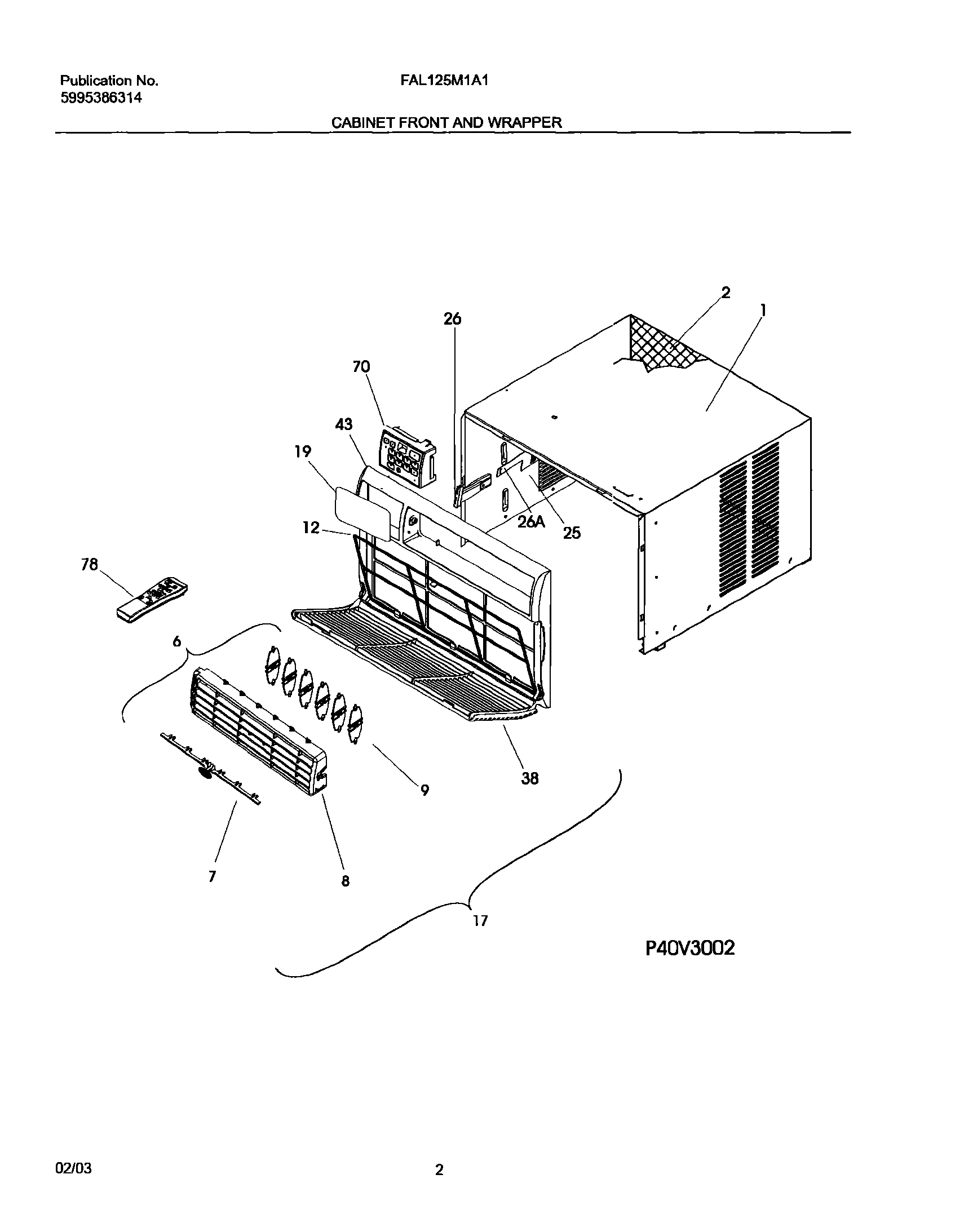 03 - CABINET FRONT AND WRAPPER