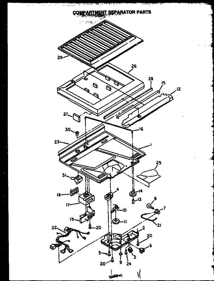02 - COMPARTMENT SEPARATOR PARTS