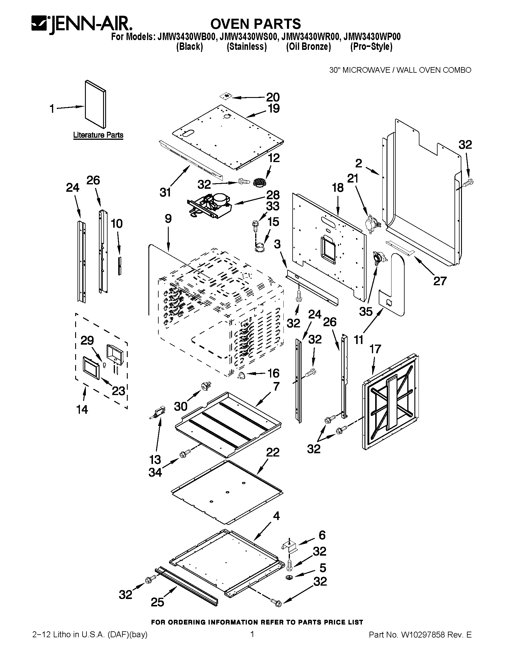 01 - OVEN PARTS