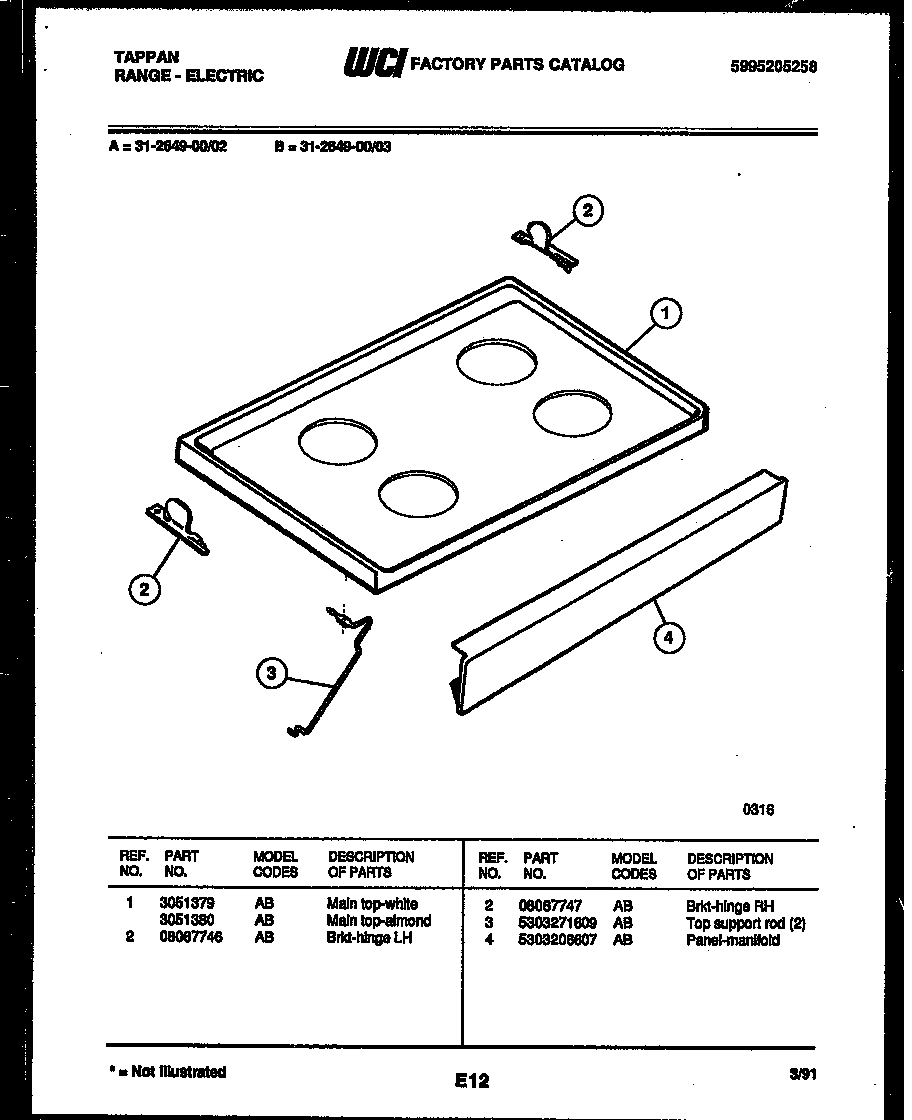 03 - COOKTOP PARTS
