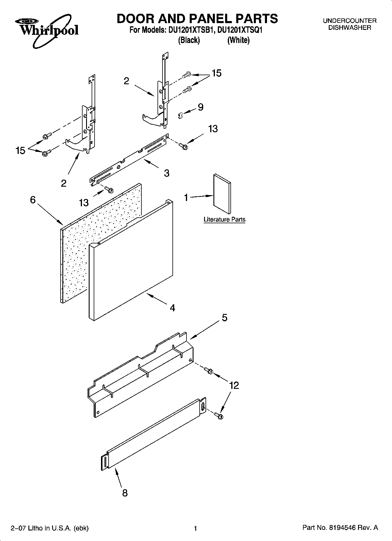 01 - DOOR AND PANEL PARTS