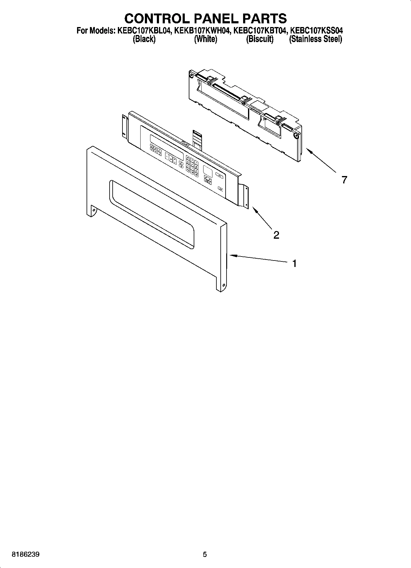 04 - CONTROL PANEL PARTS