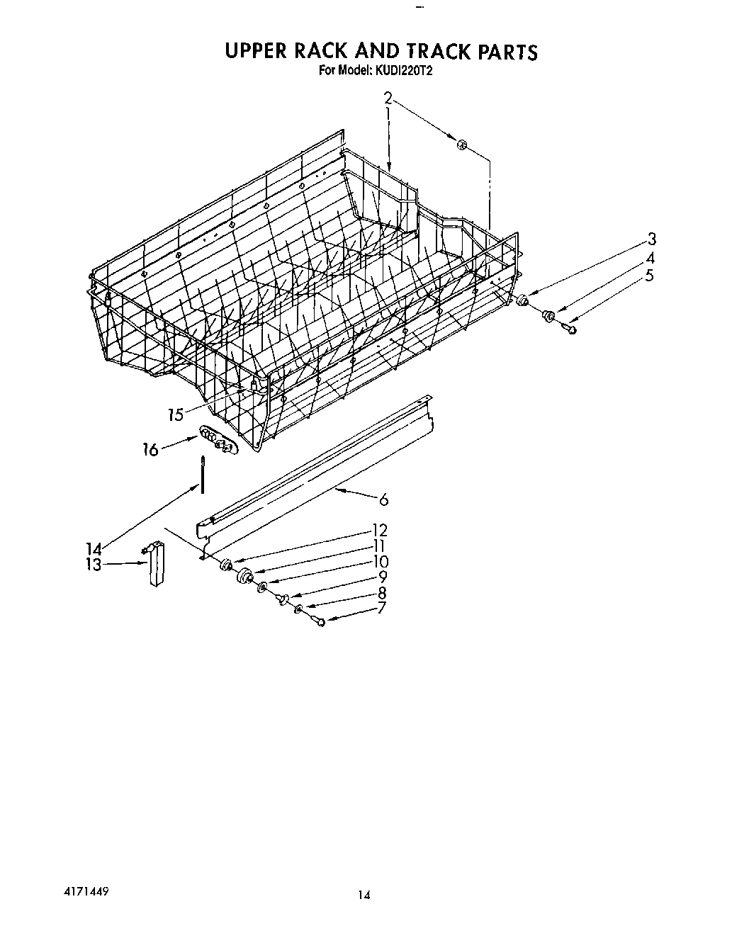 11 - UPPER RACK AND TRACK