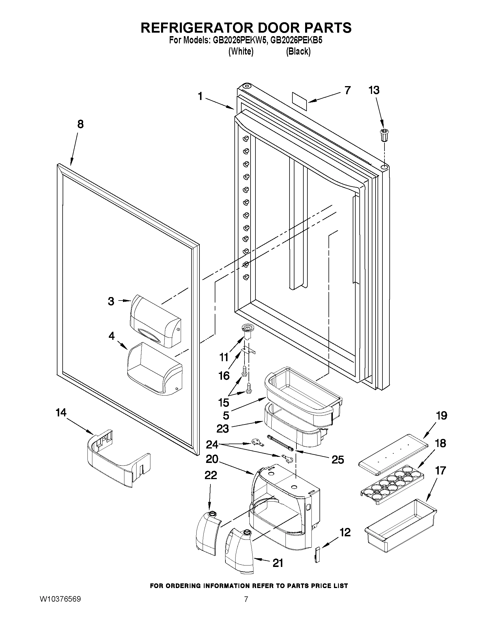 04 - REFRIGERATOR DOOR PARTS