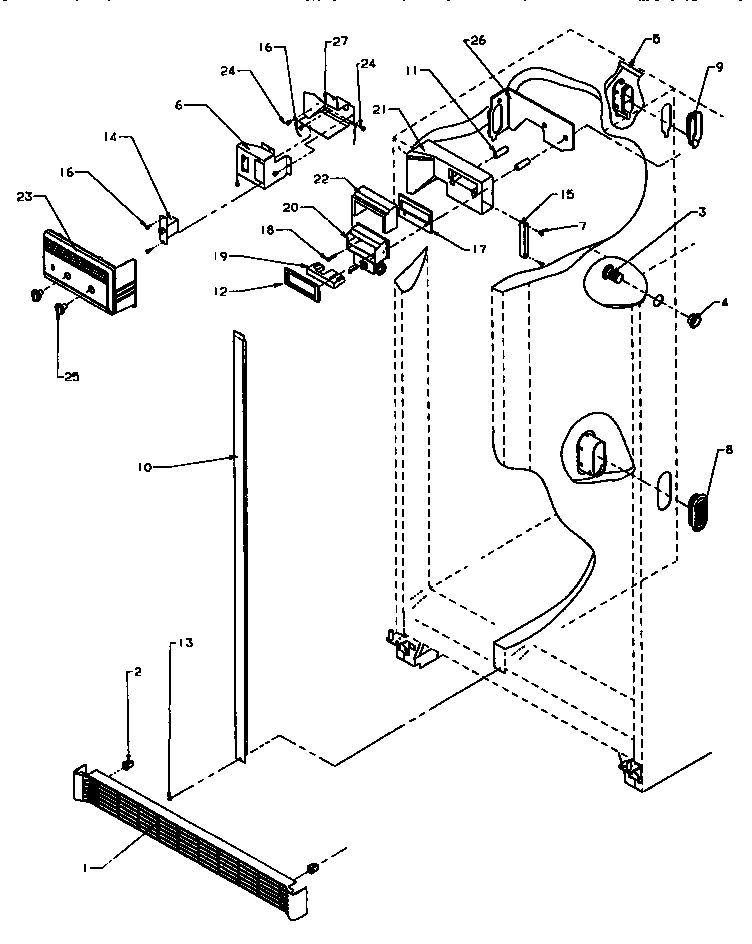 12 - REF, FZ CONTROLS AND CABINET PARTS
